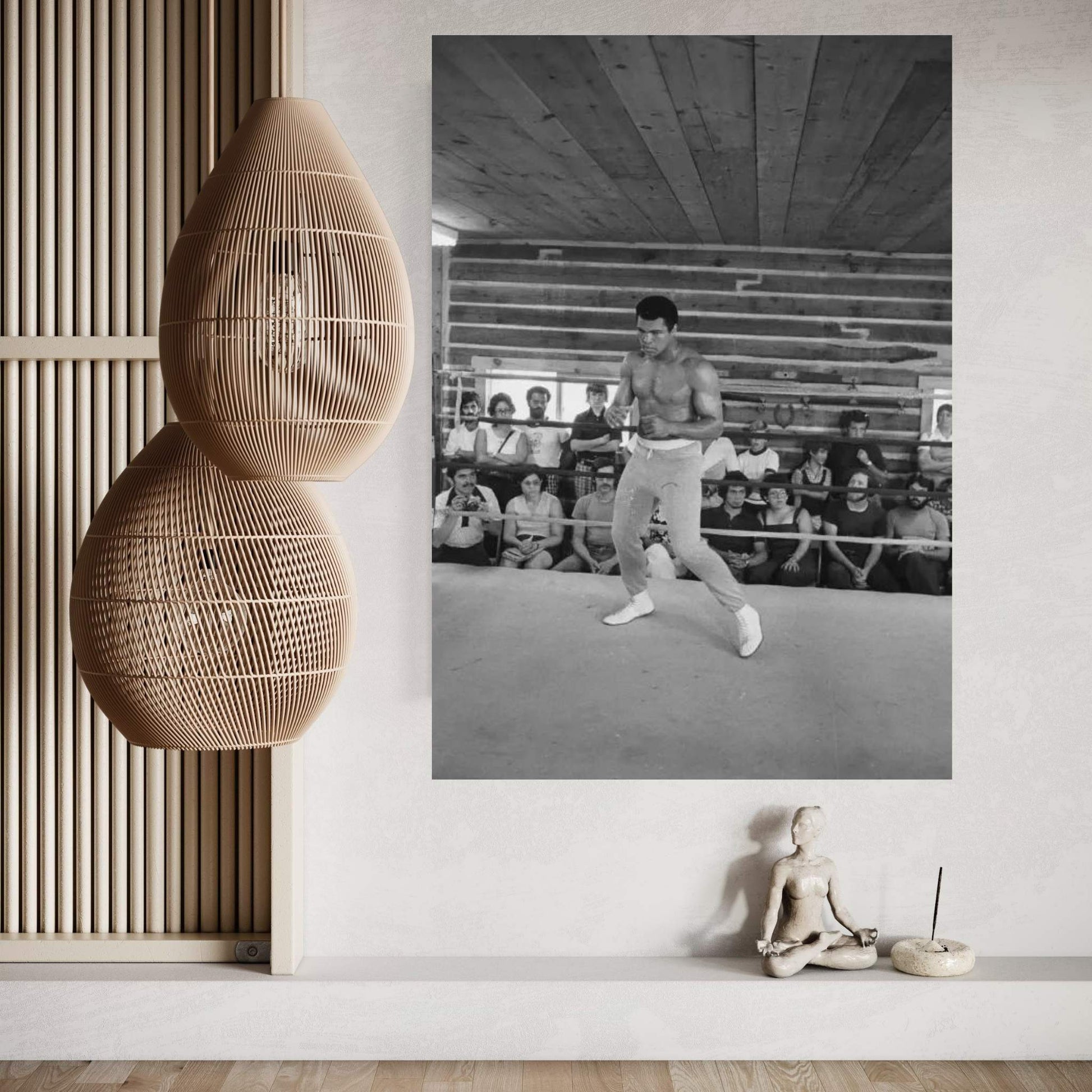 In-Ring Movement At Deer Lake I (Rumble In The Jungle™ Training Camp) Canvas Wall Art - Y Canvas