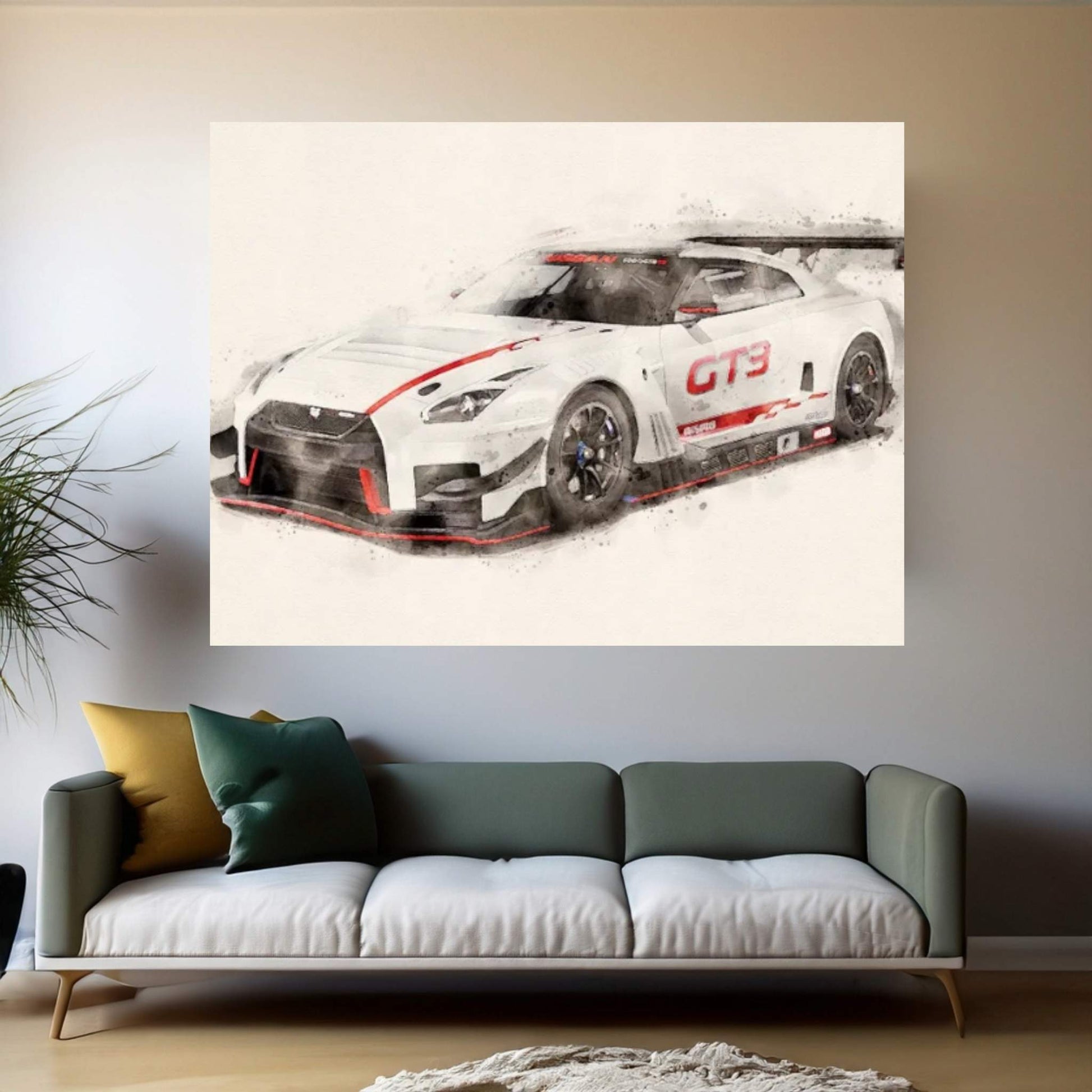 Nissan Tuning Nismo GT Canvas Wall Art - Y Canvas