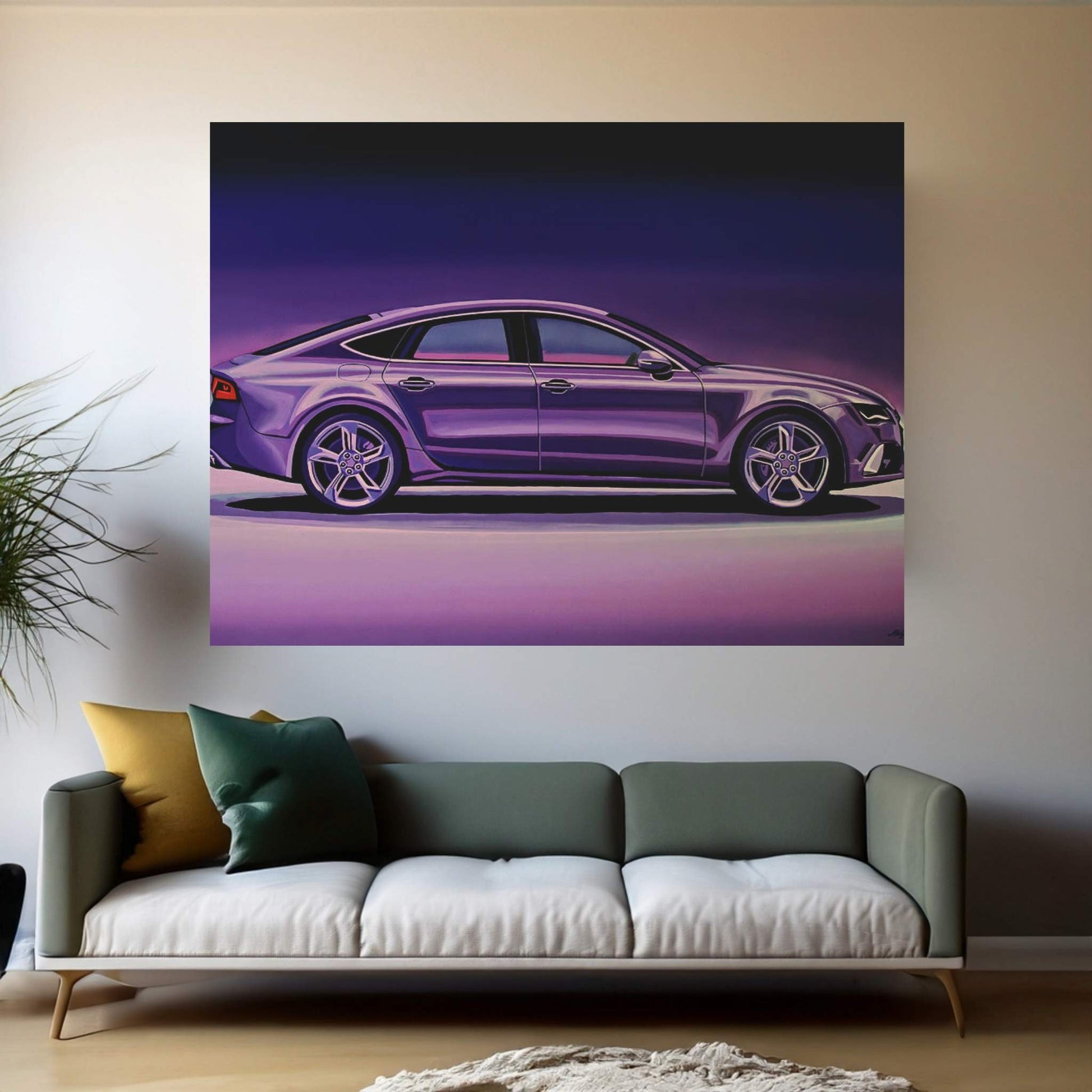 Audi RS7 2013 Canvas Wall Art - Y Canvas