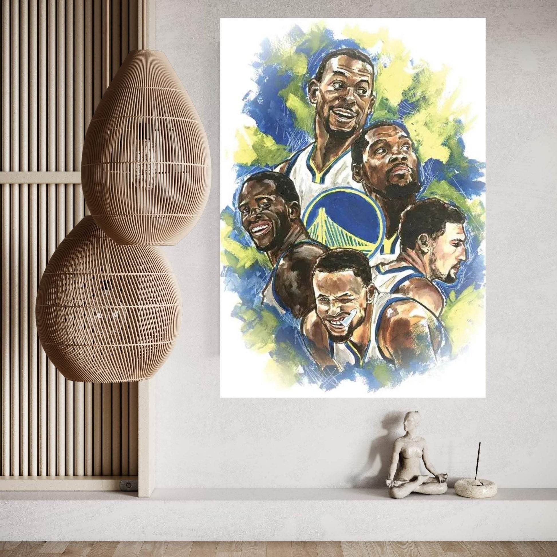 Golden State Warriors - Dynasty Canvas Wall Art - Y Canvas