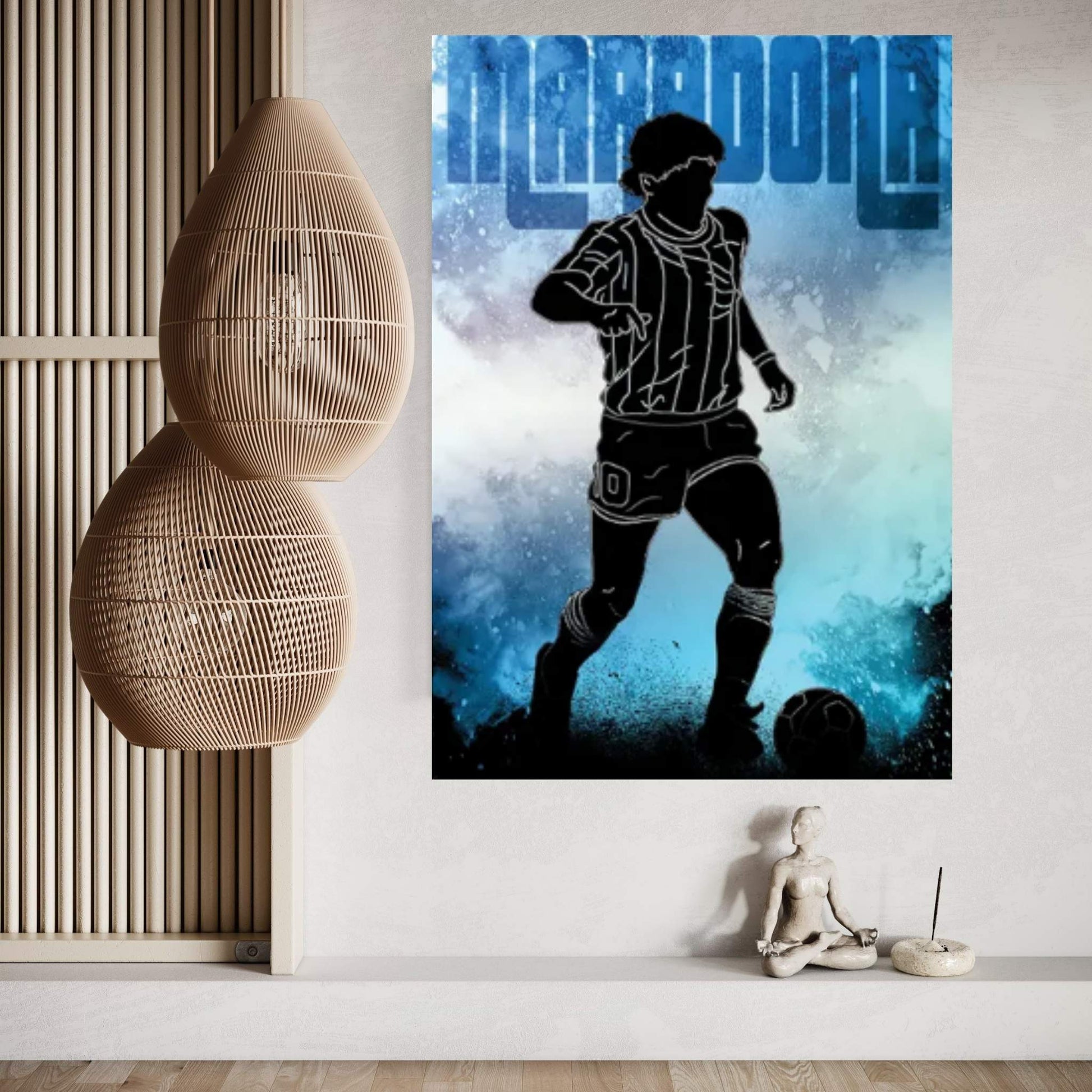 Soul Of El Pibe De Oro Canvas Wall Art - Y Canvas
