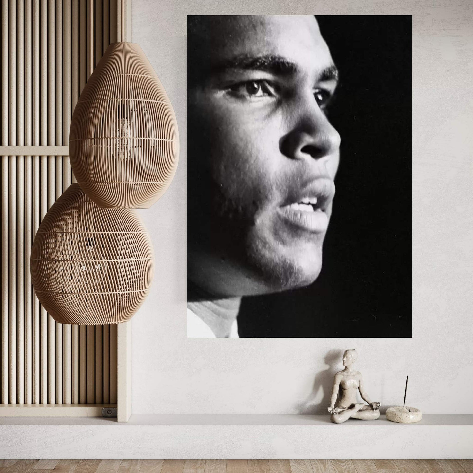 Profile Shot Of Muhammad Ali Canvas Wall Art - Y Canvas