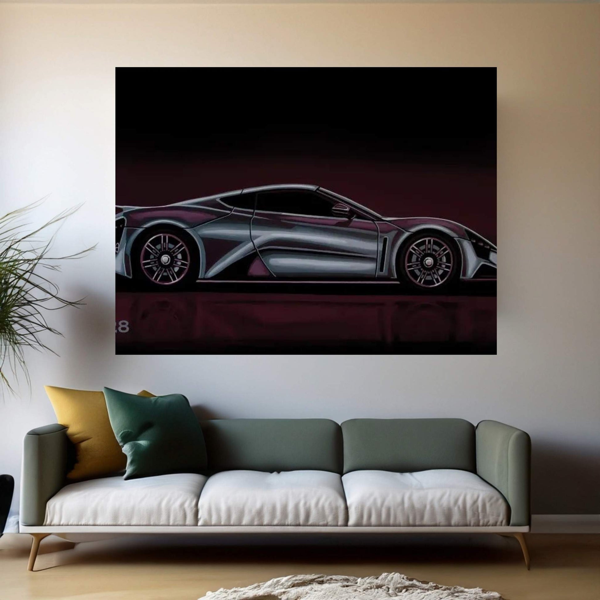 Zenvo ST 1 2009 Canvas Wall Art - Y Canvas