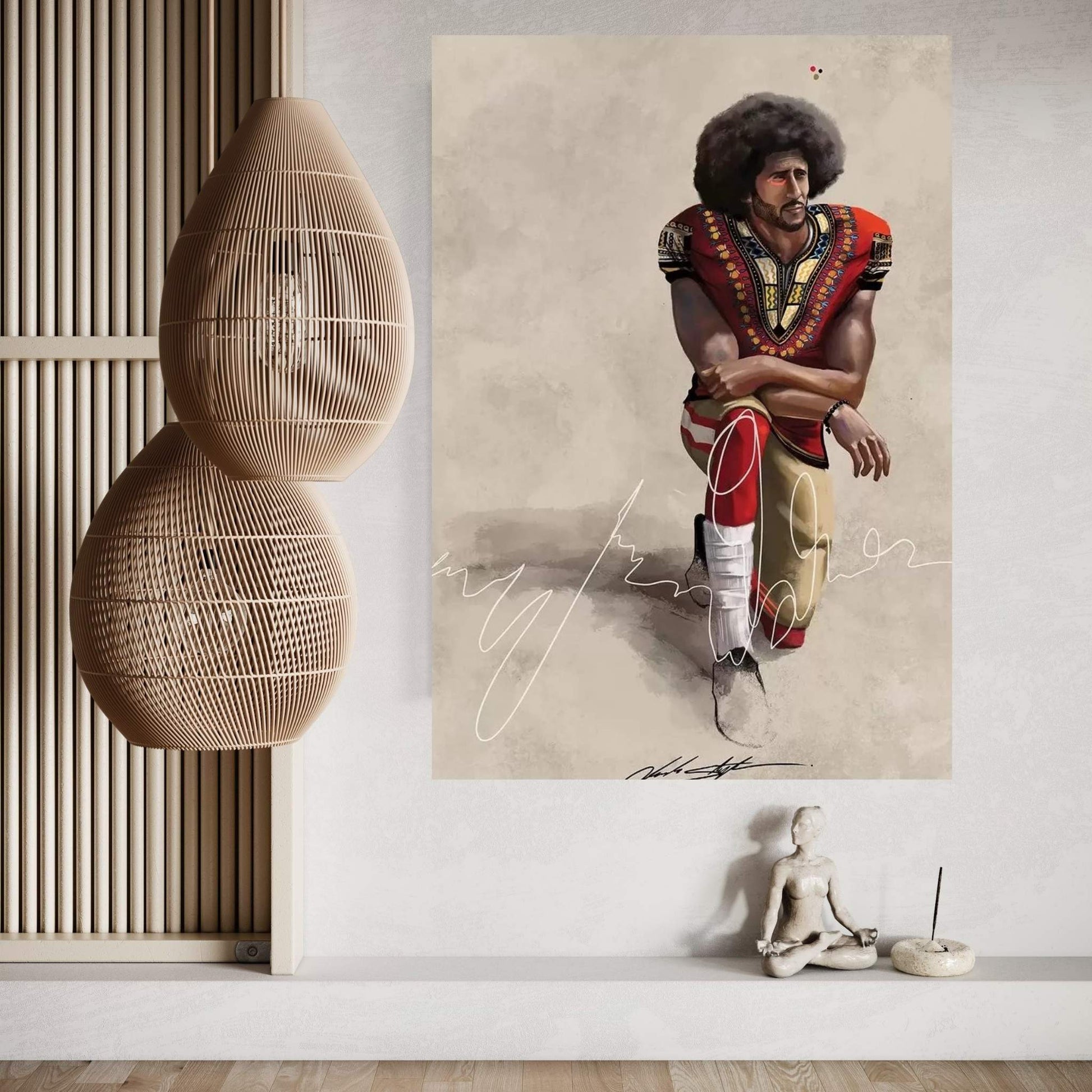 BHM Kaepernick Canvas Wall Art - Y Canvas