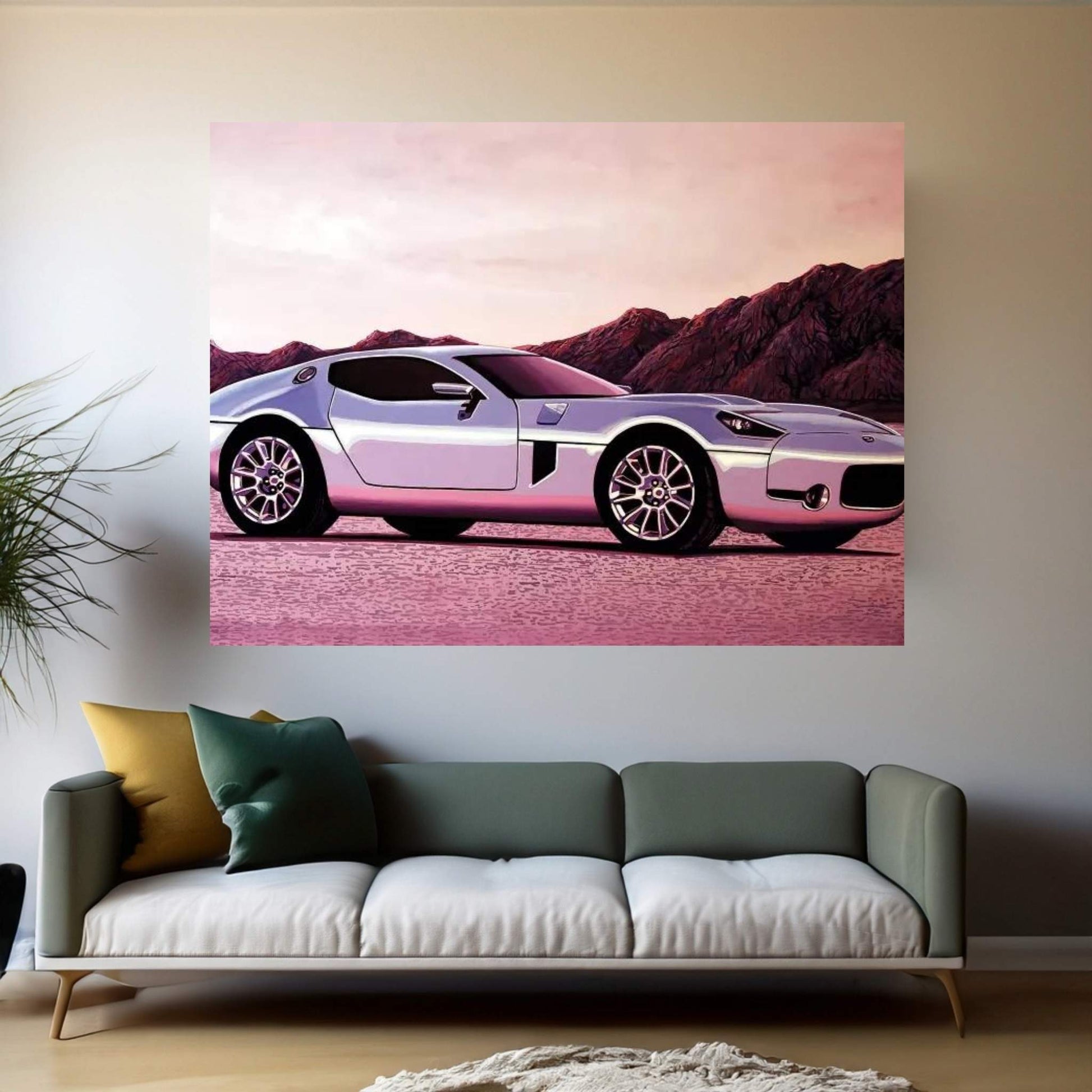 Ford Shelby Gr Canvas Wall Art - Y Canvas