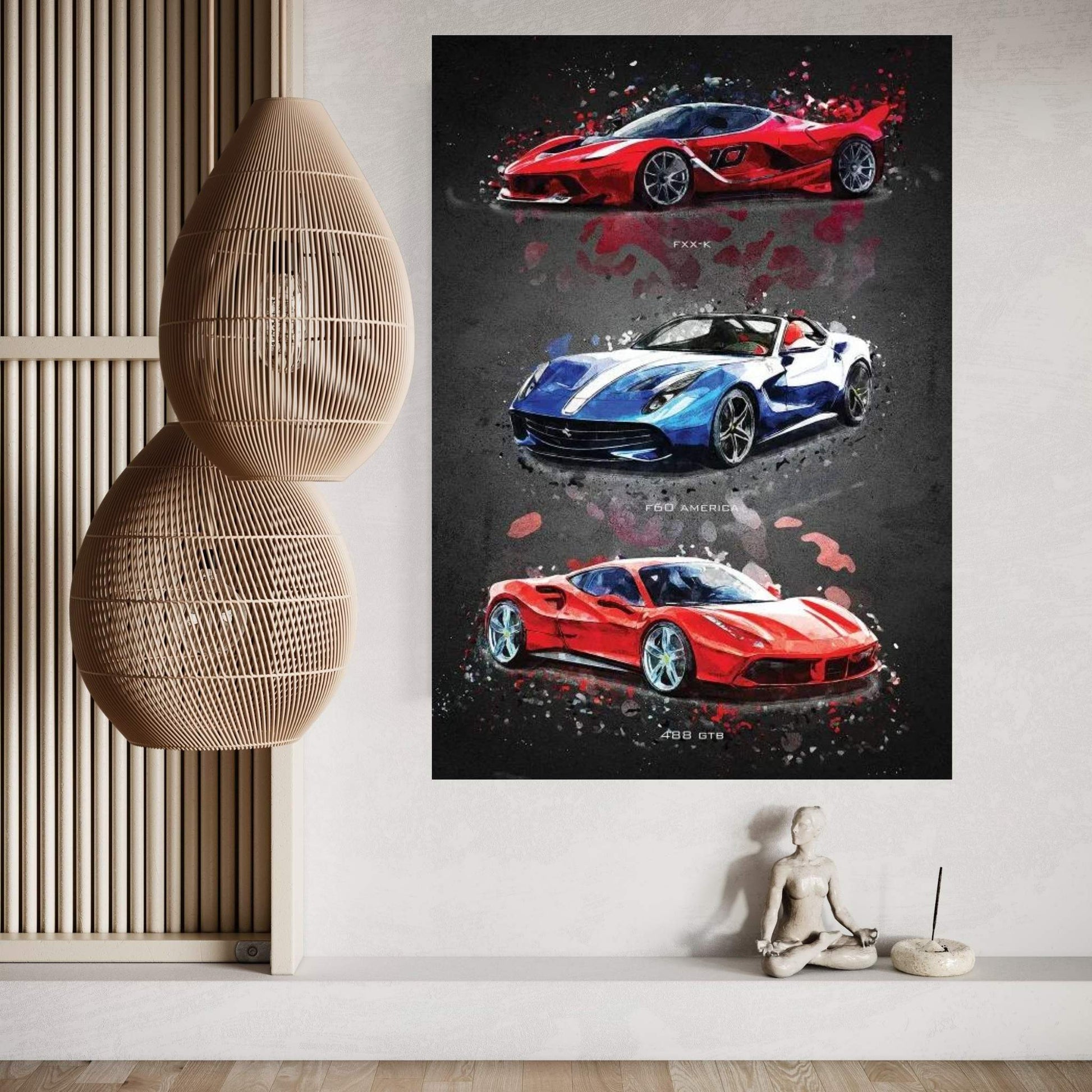 Ferrari1 Canvas Wall Art - Y Canvas