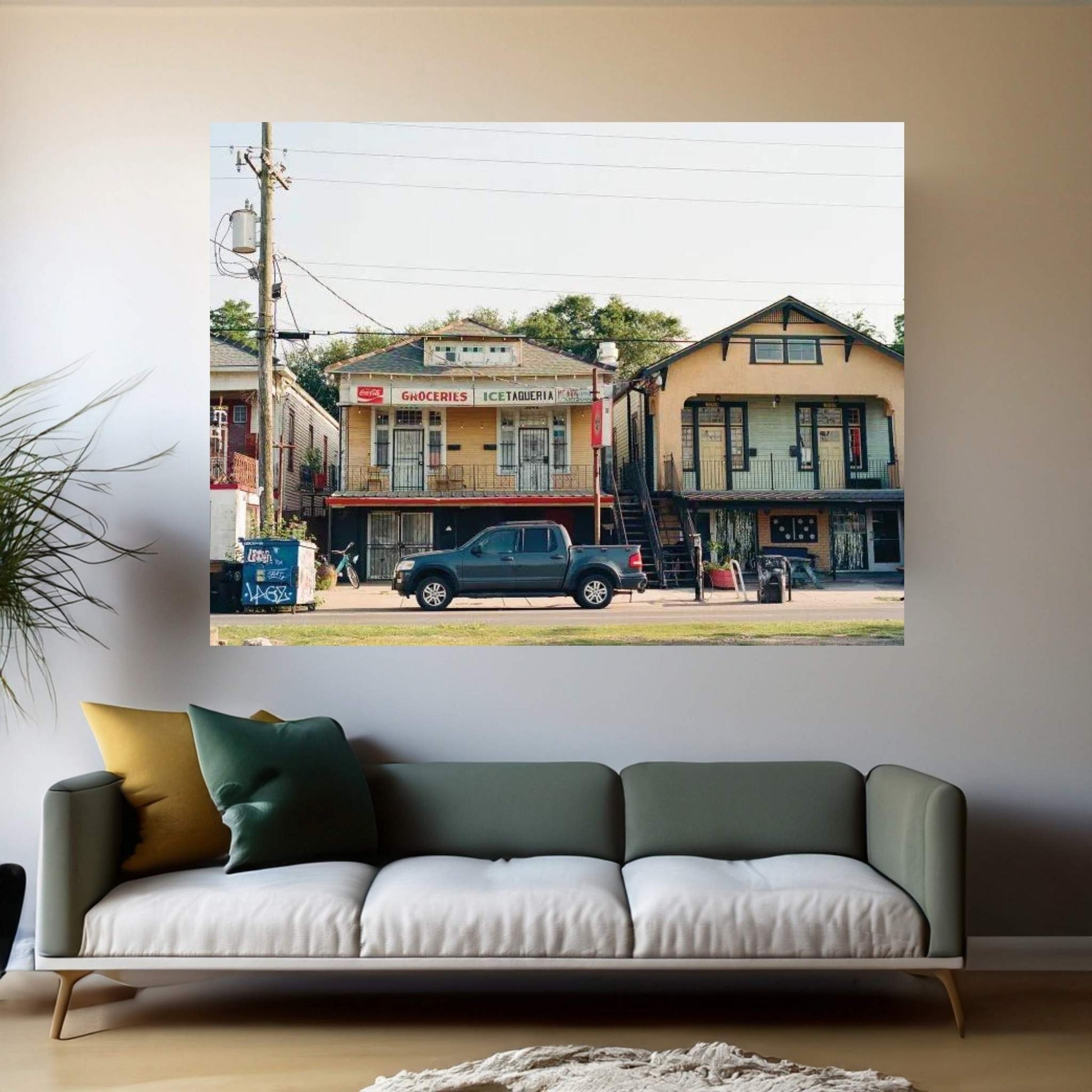 New Orleans Marigny IV On Film Canvas Wall Art - Y Canvas