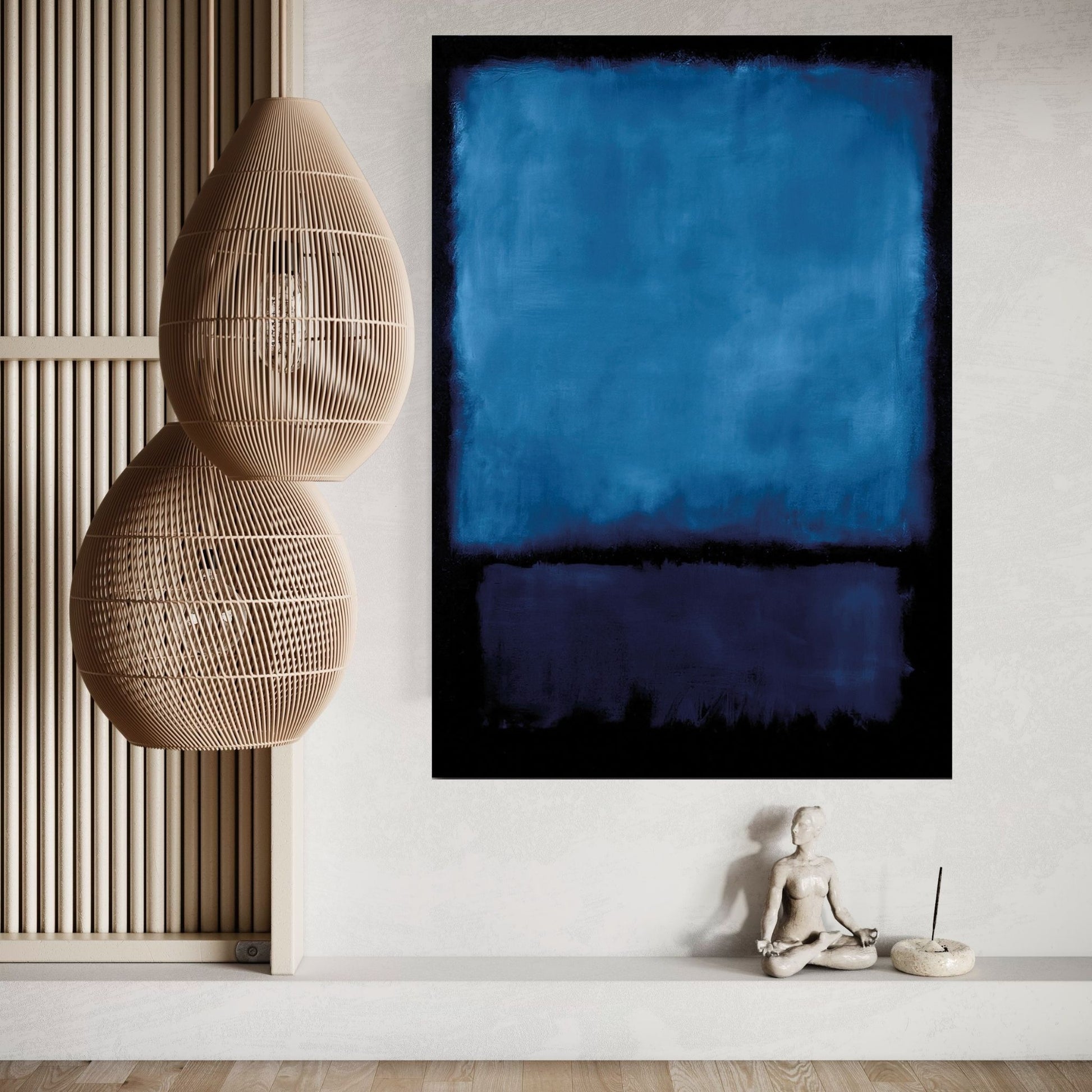 Mark Rothko Canvas Wall Art Print Blue Black YCanvas.com
