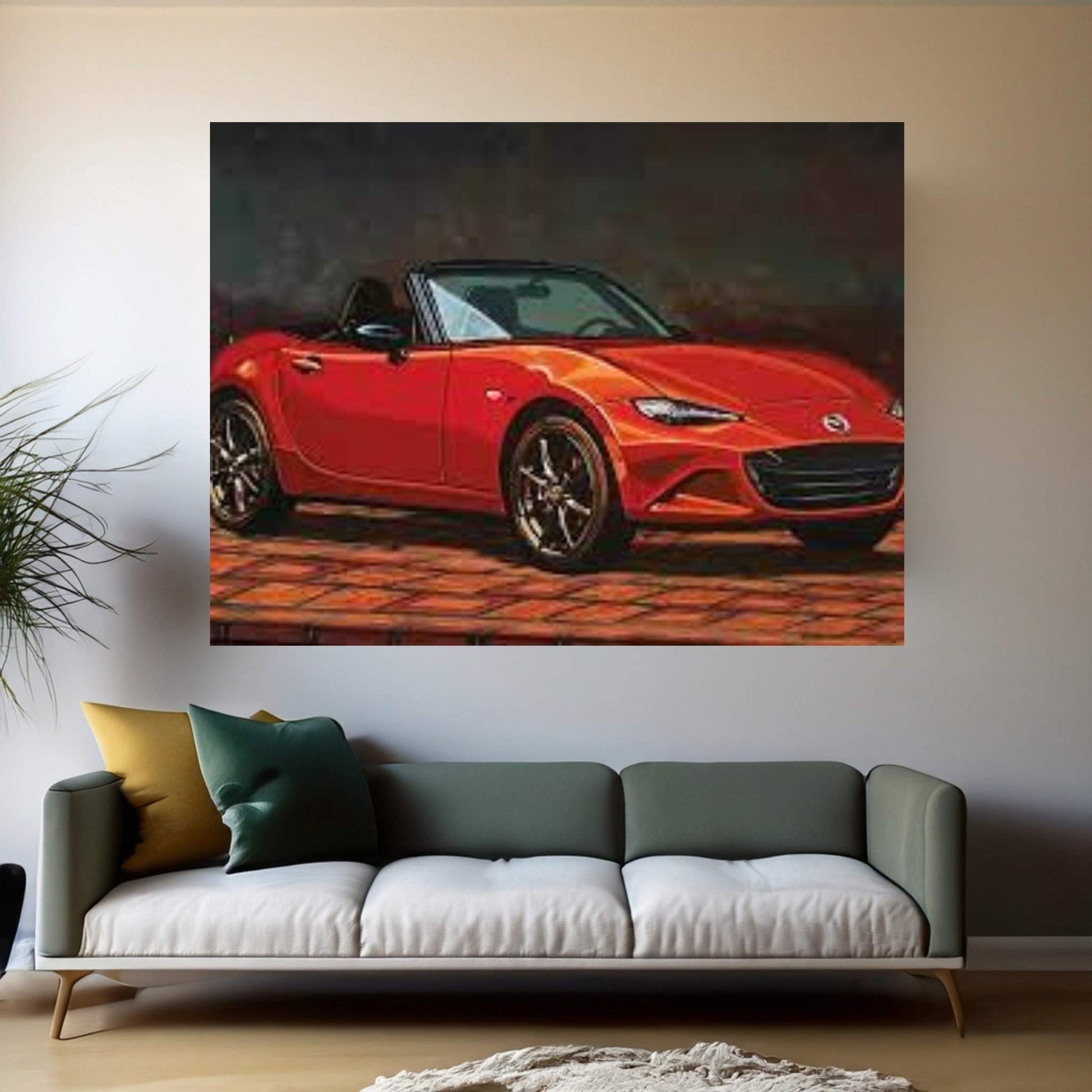 Mazda Mx5 Canvas Wall Art - Y Canvas