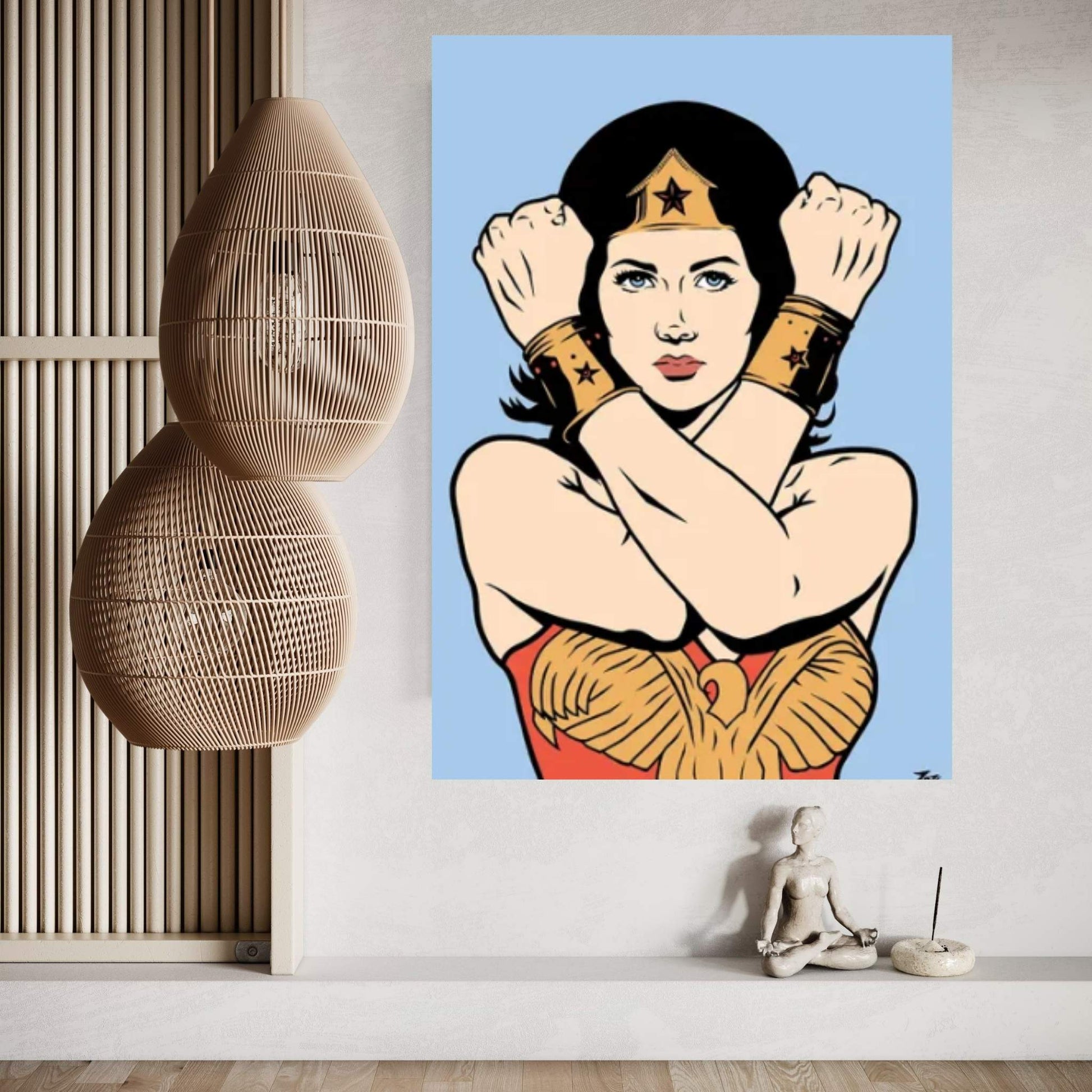 Wonder Woman Canvas Wall Art - Y Canvas