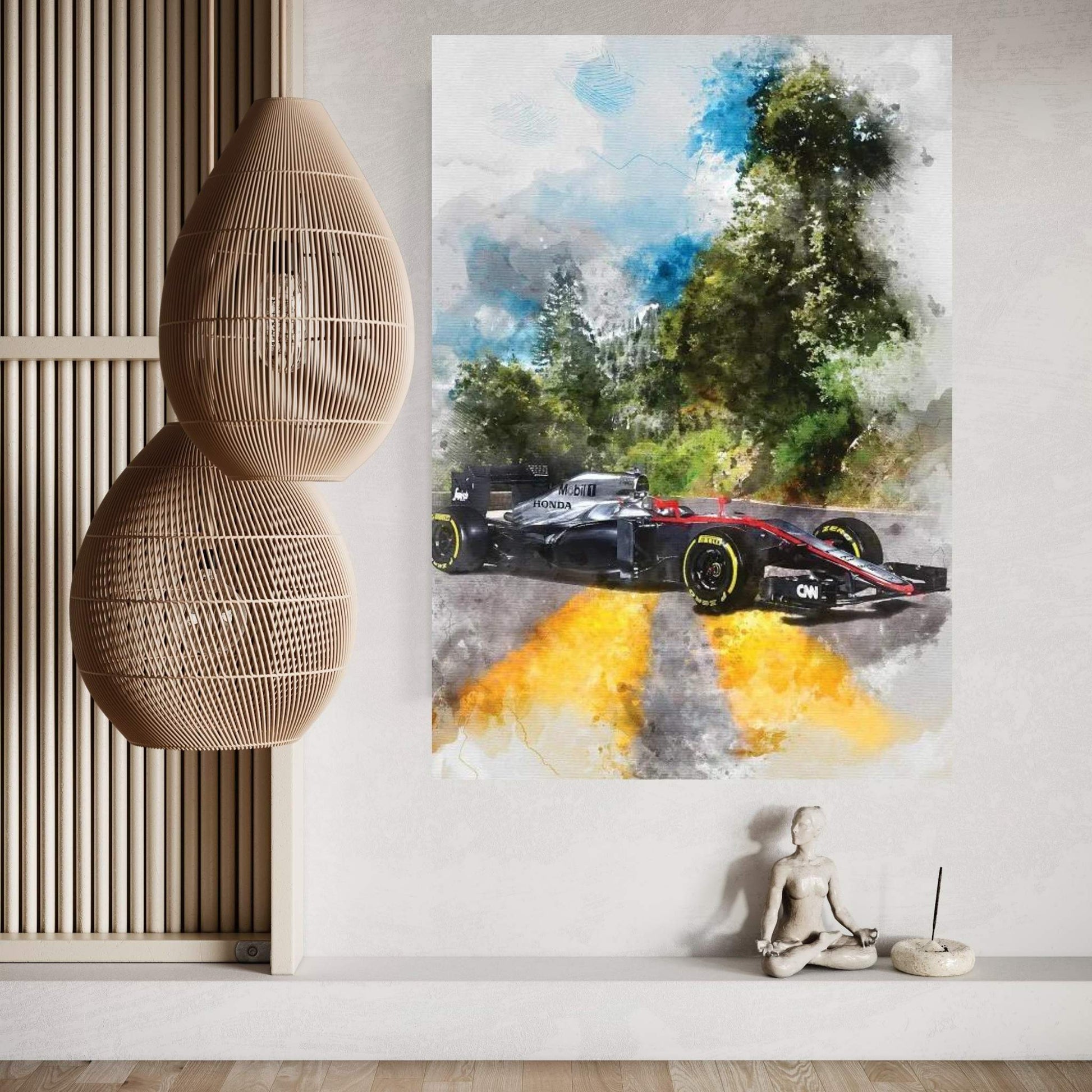 Honda F1 Canvas Wall Art - Y Canvas
