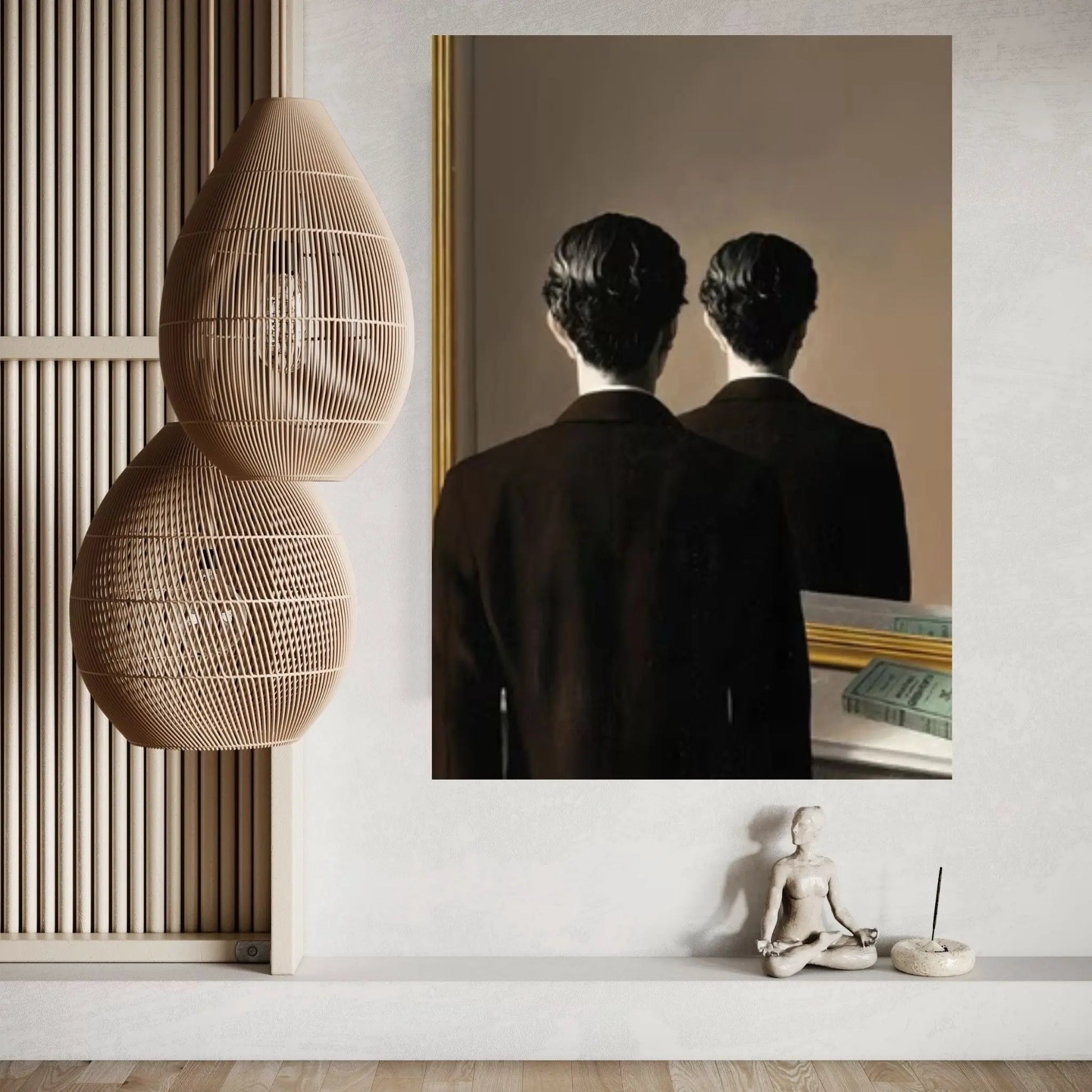 Rene Magritte Canvas Wall Art Poster, Not to be Reproduced Wall Decor Print, Rene Magritte Canvas - Y Canvas