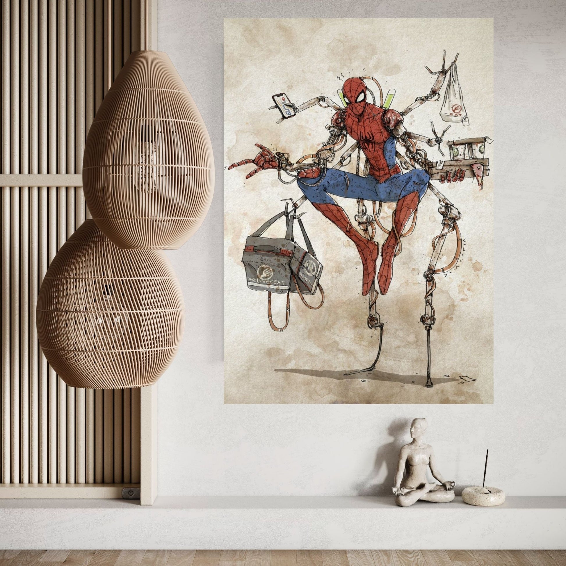 Spiderman Canvas Wall Art - Y Canvas