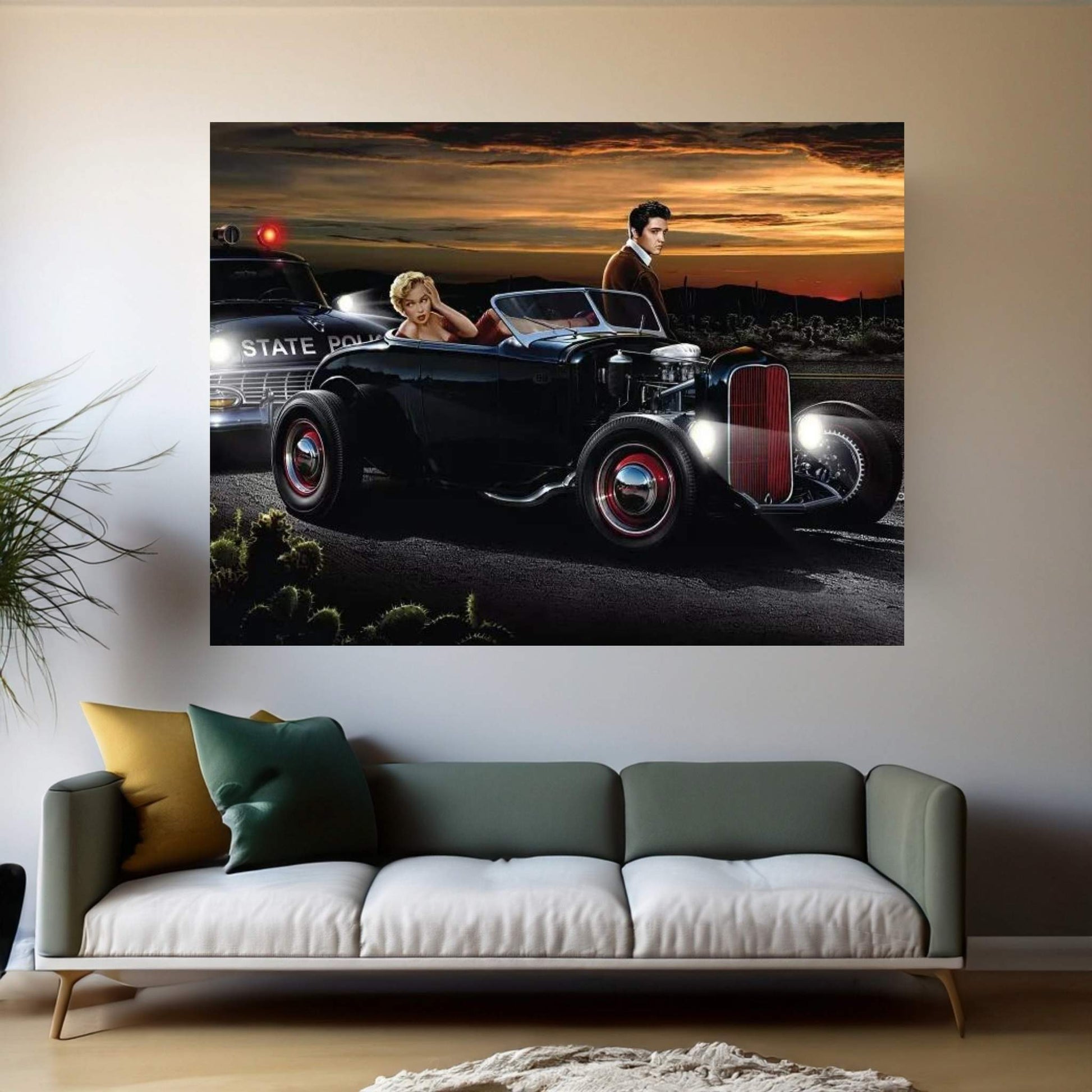 Joy Ride Canvas Wall Art - Y Canvas
