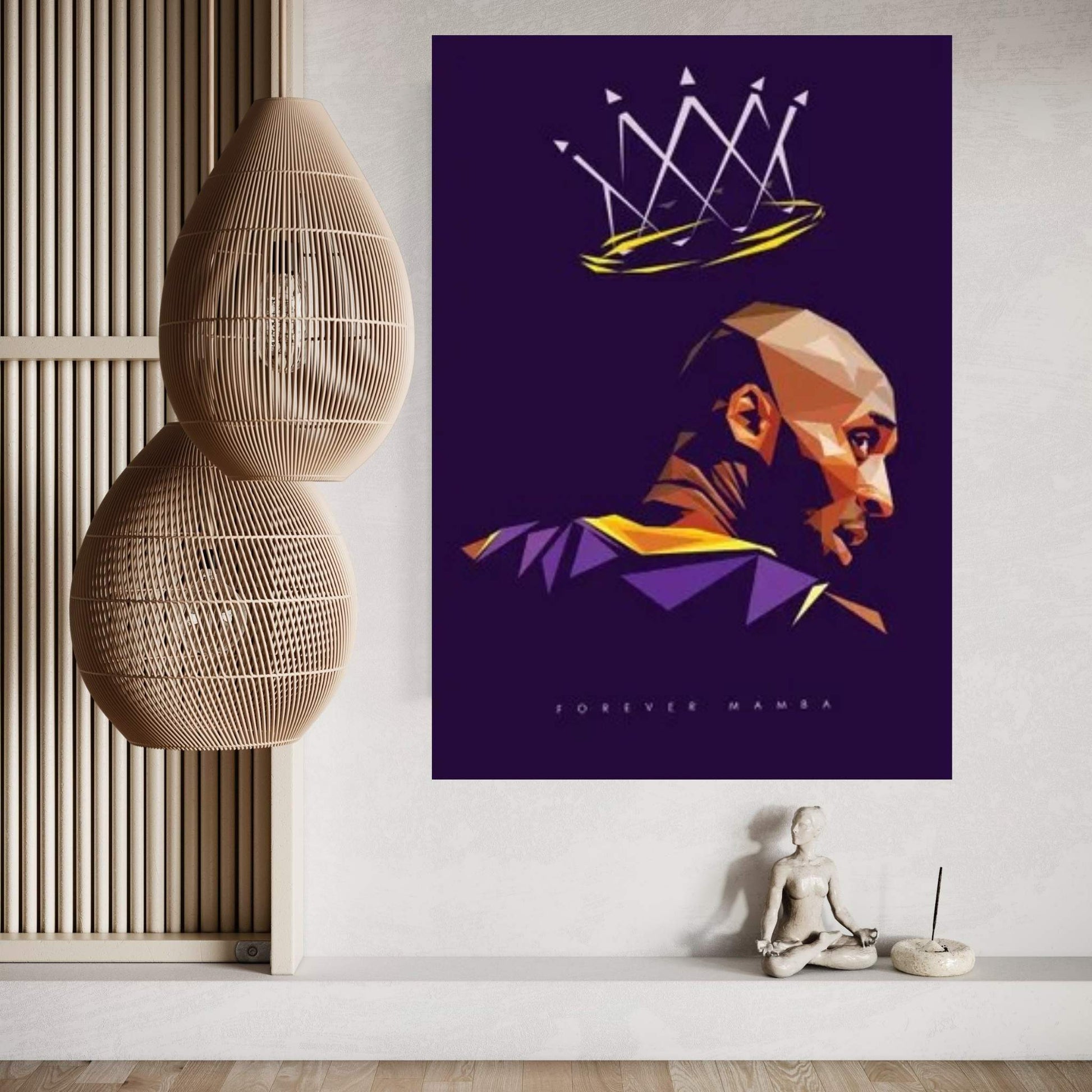 Kobe Canvas Wall Art - Y Canvas