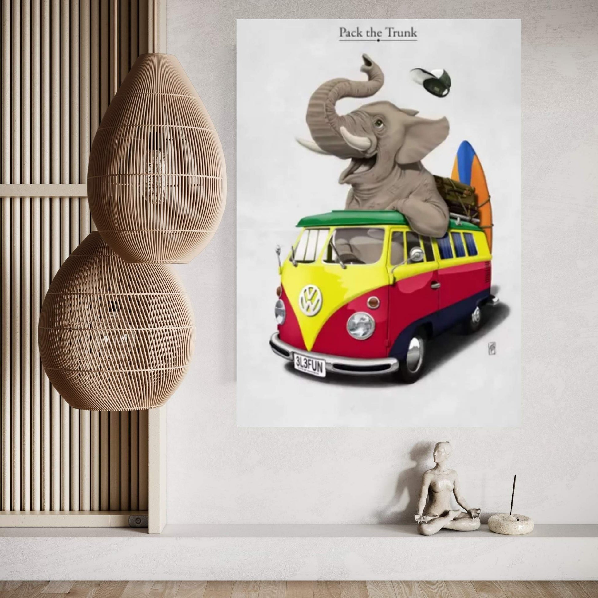 Pack-the-trunk I Canvas Wall Art - Y Canvas