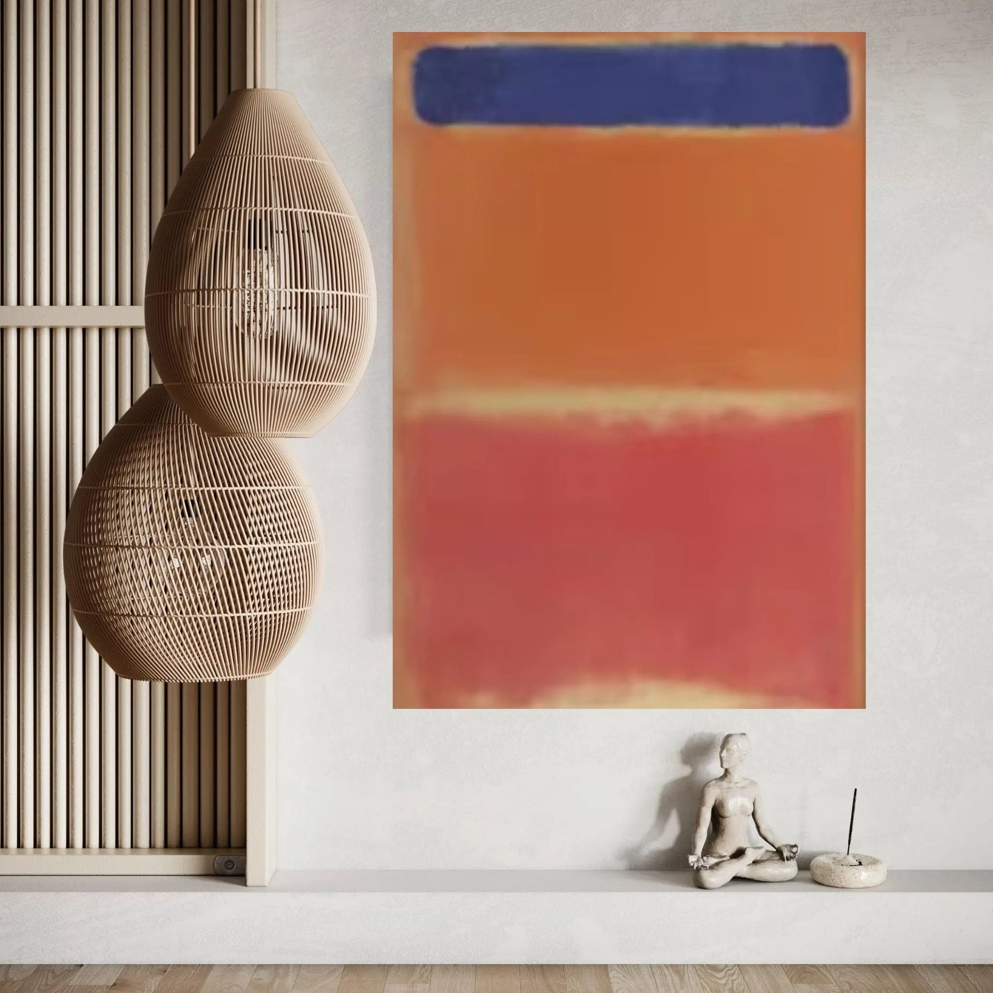 Mark Rothko Frame Canvas/Poster Art Reproduction, Rothko Reproduction - Y Canvas