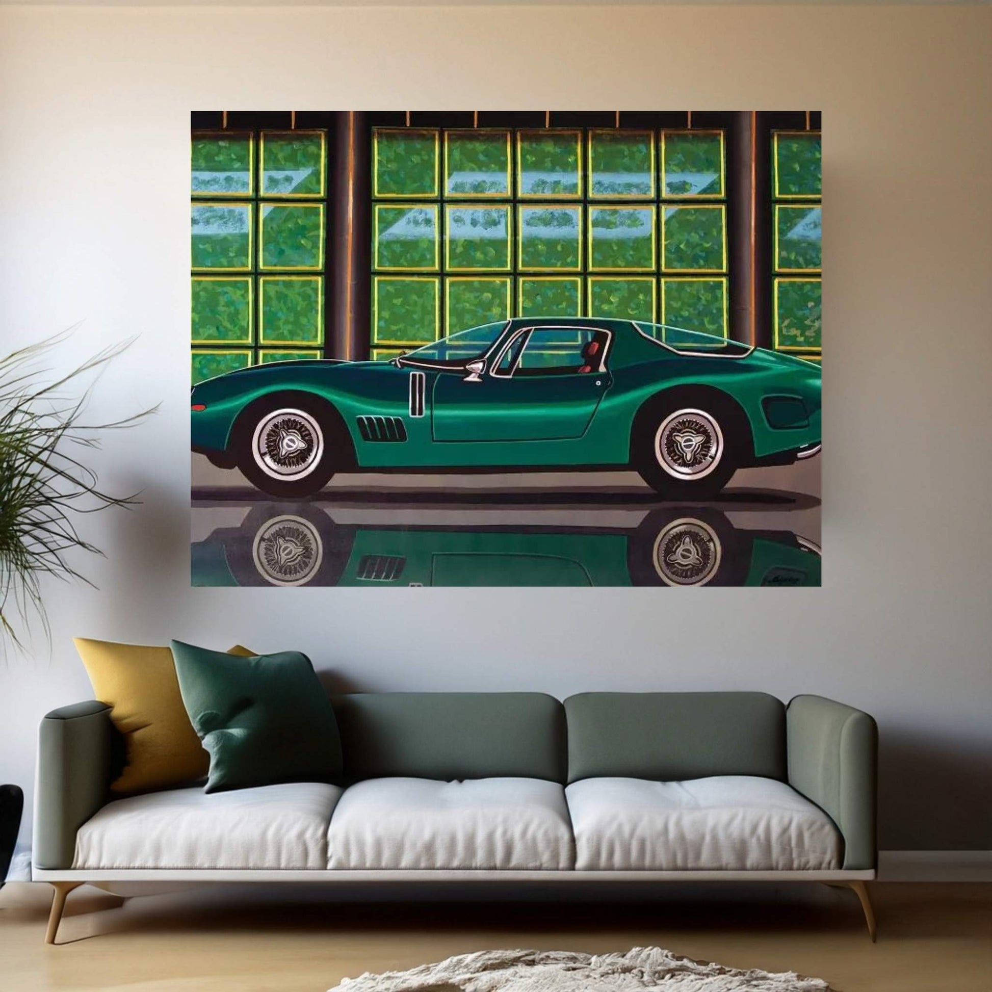 Bizarrinni 5300 Gt Strada Canvas Wall Art - Y Canvas