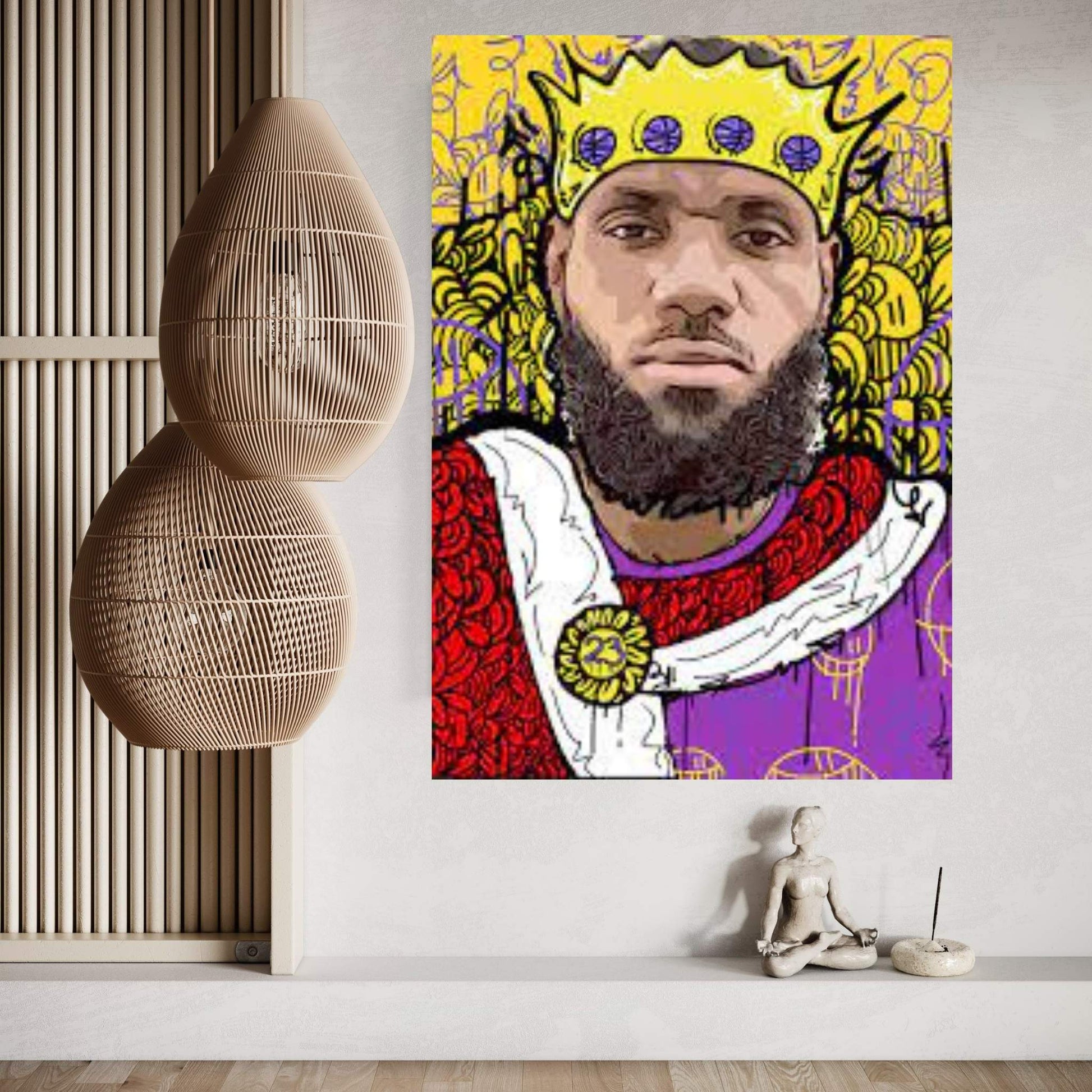 King James Canvas Wall Art - Y Canvas