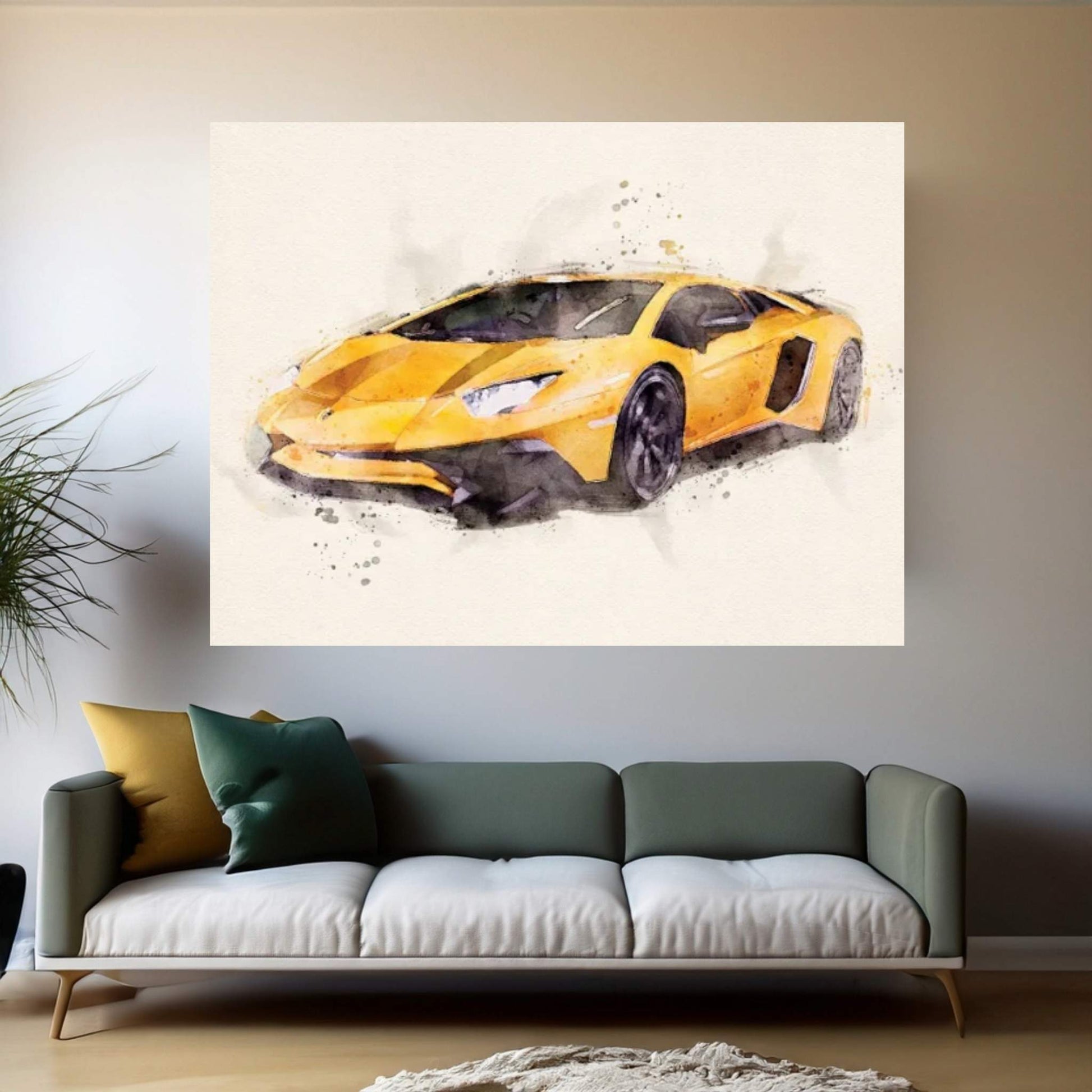 Lamborghini Aventador Torado Hp-750 Canvas Wall Art - Y Canvas