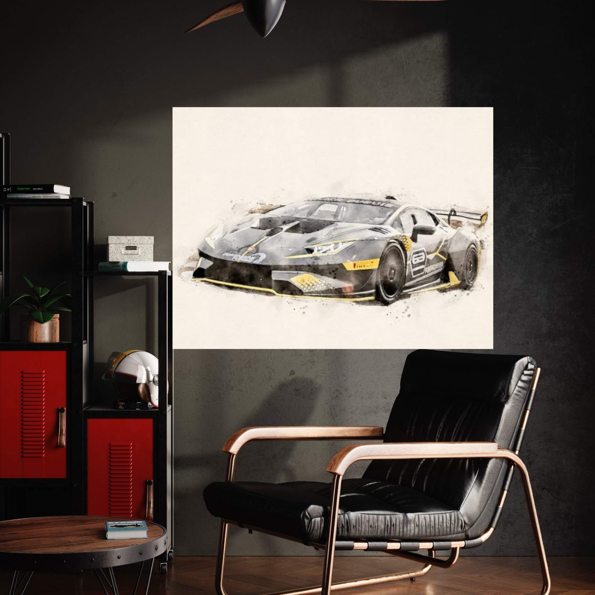 Lamborghini Tuning v II Canvas Wall Art - Y Canvas