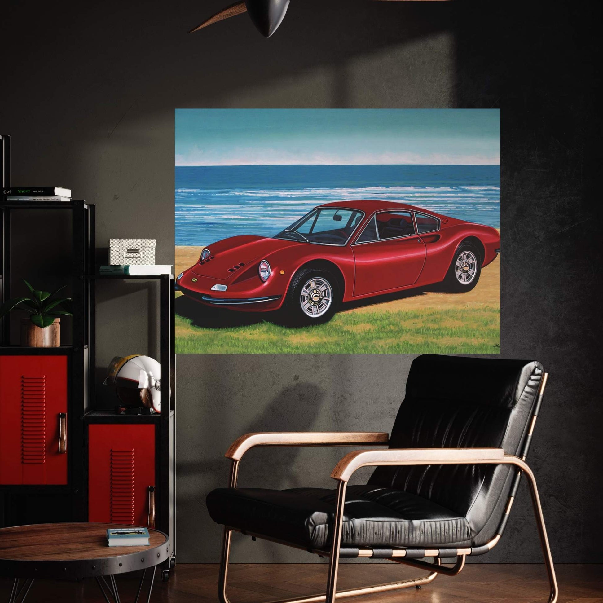 Ferrari Dino Canvas Wall Art - Y Canvas