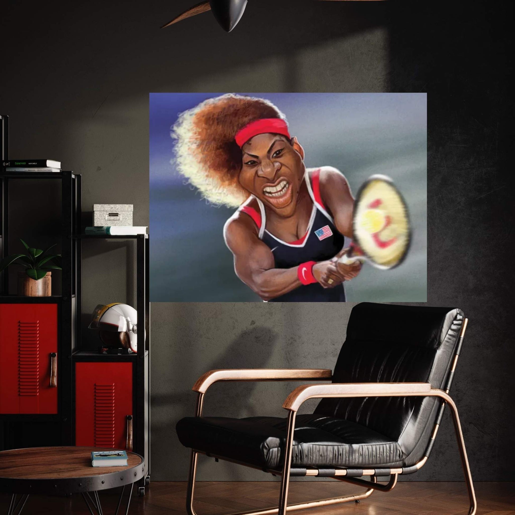 Serena Williams Canvas Wall Art - Y Canvas