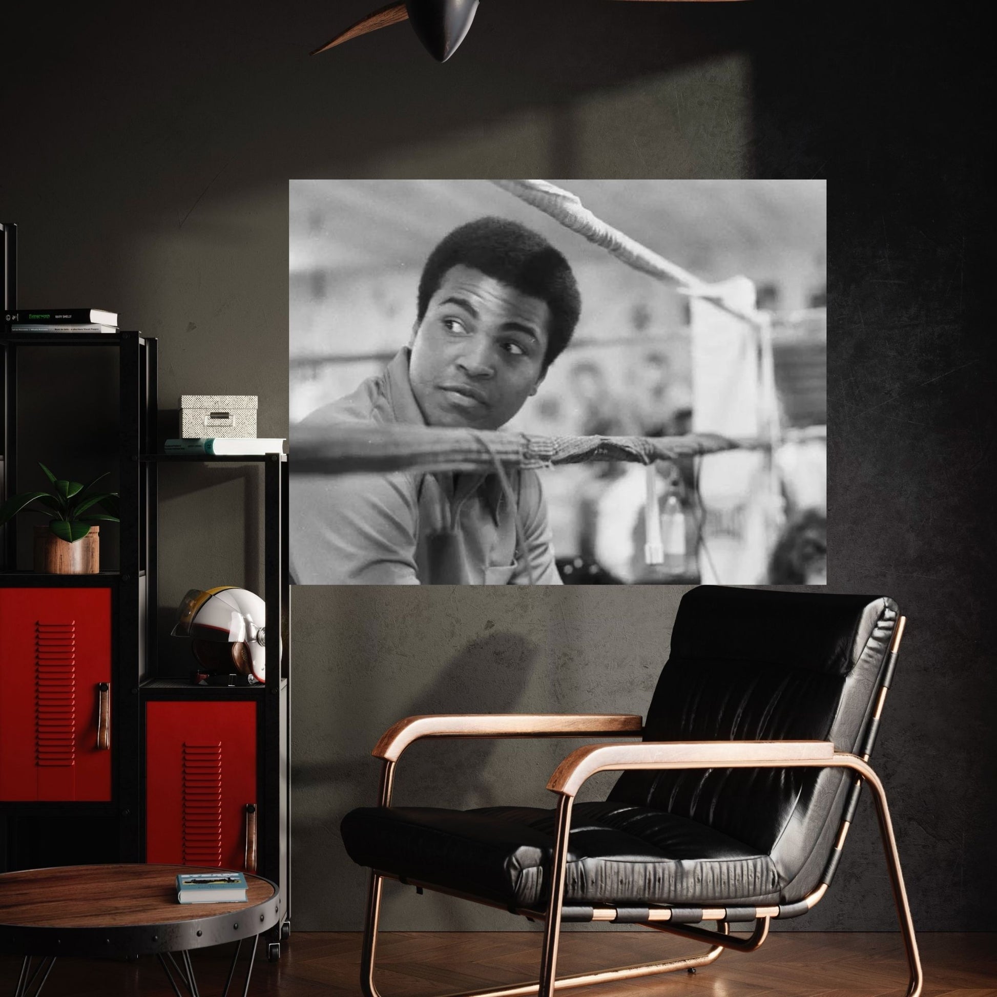 Muhammad Ali With A Raised Brow Canvas Wall Art - Y Canvas