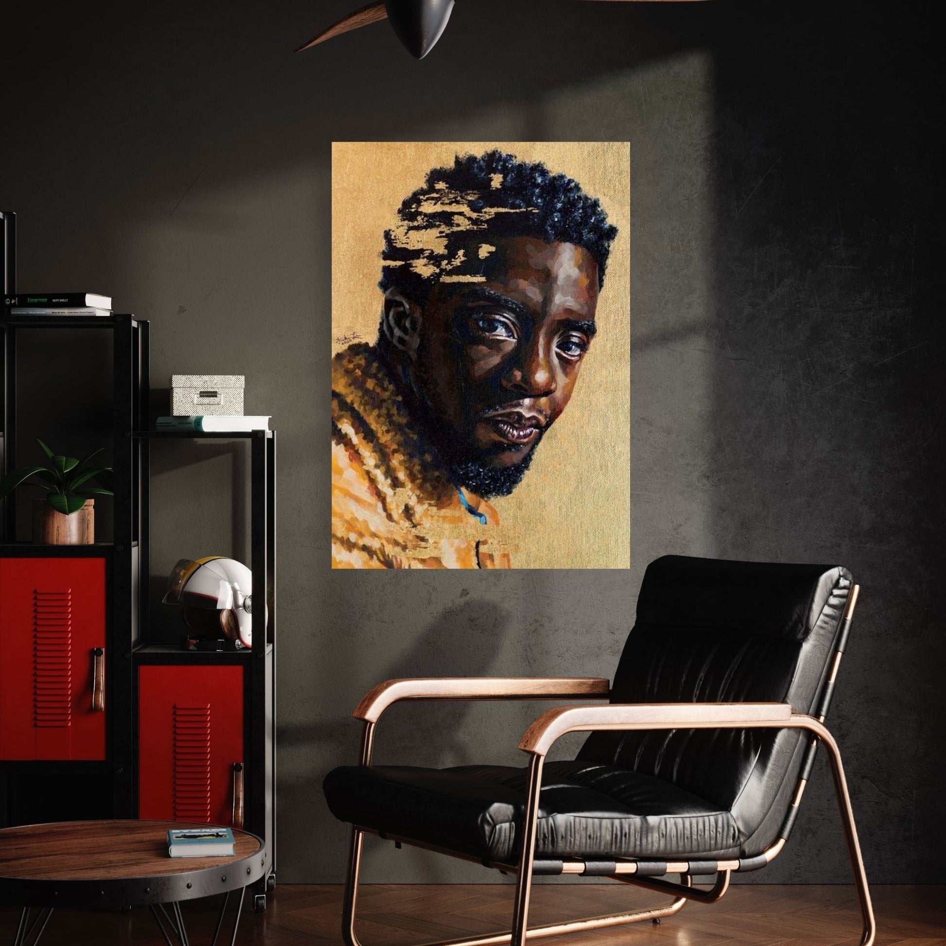 Chadwick Boseman Canvas Wall Art - Y Canvas