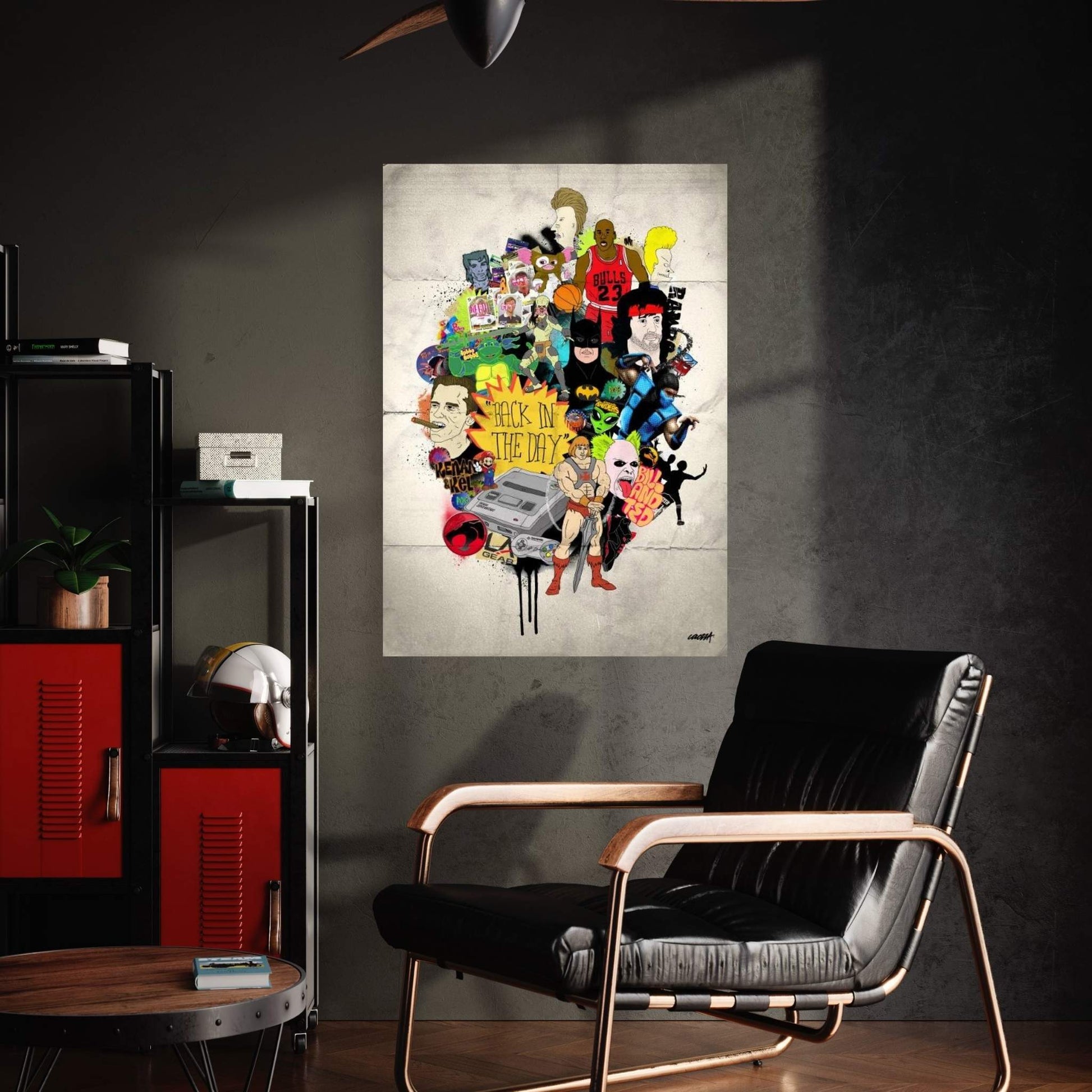 Back In The Day Canvas Wall Art - Y Canvas