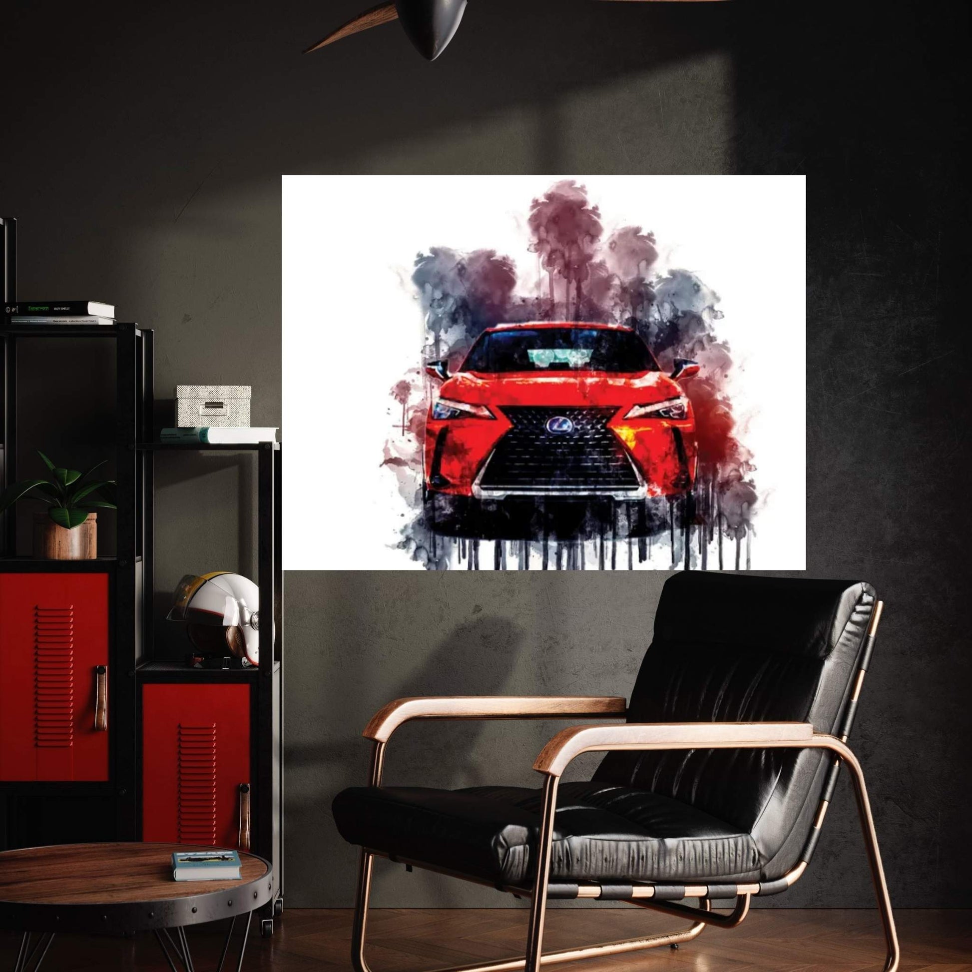 Car 2019 Lexus UX 250h Canvas Wall Art - Y Canvas