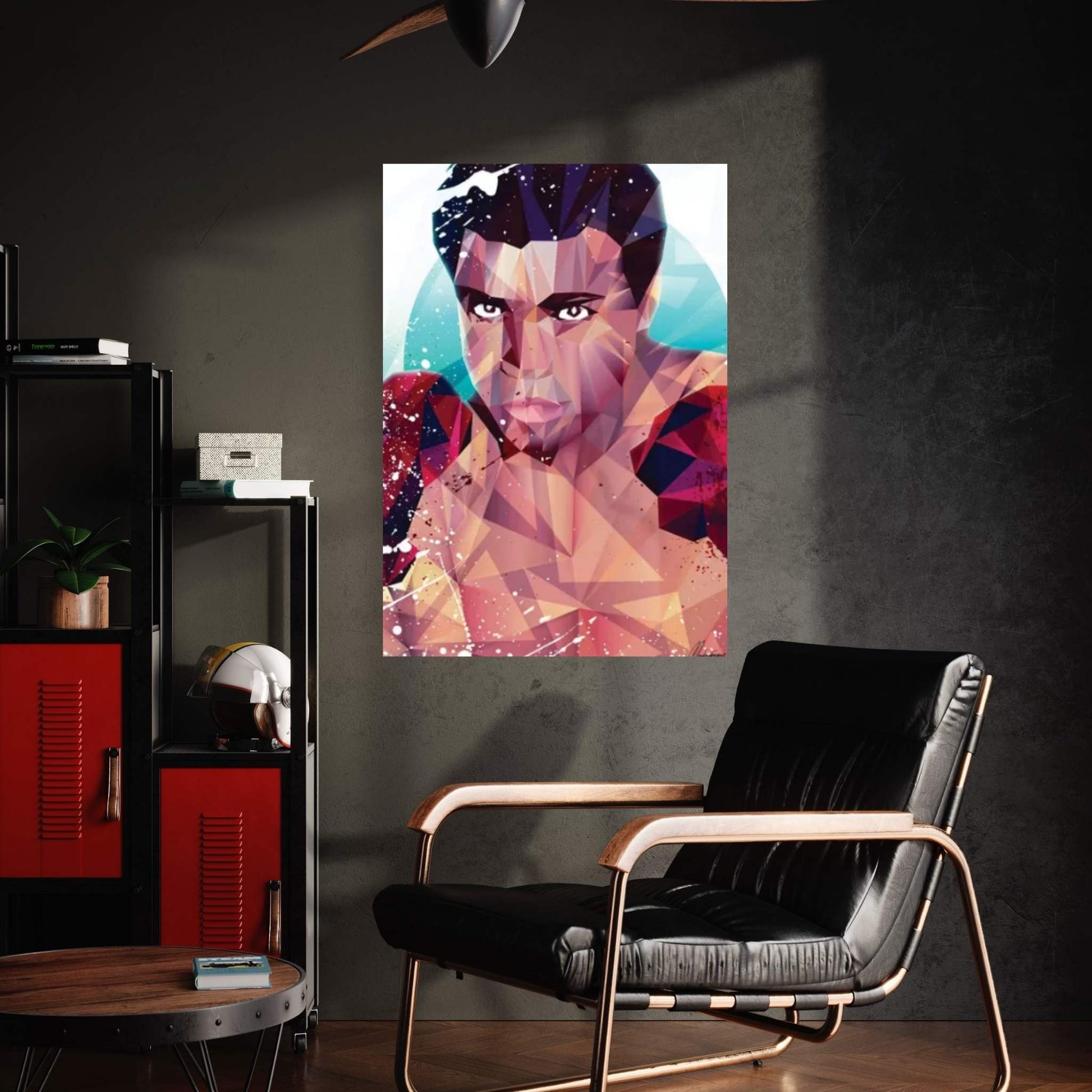 Courageous Ali Canvas Wall Art - Y Canvas