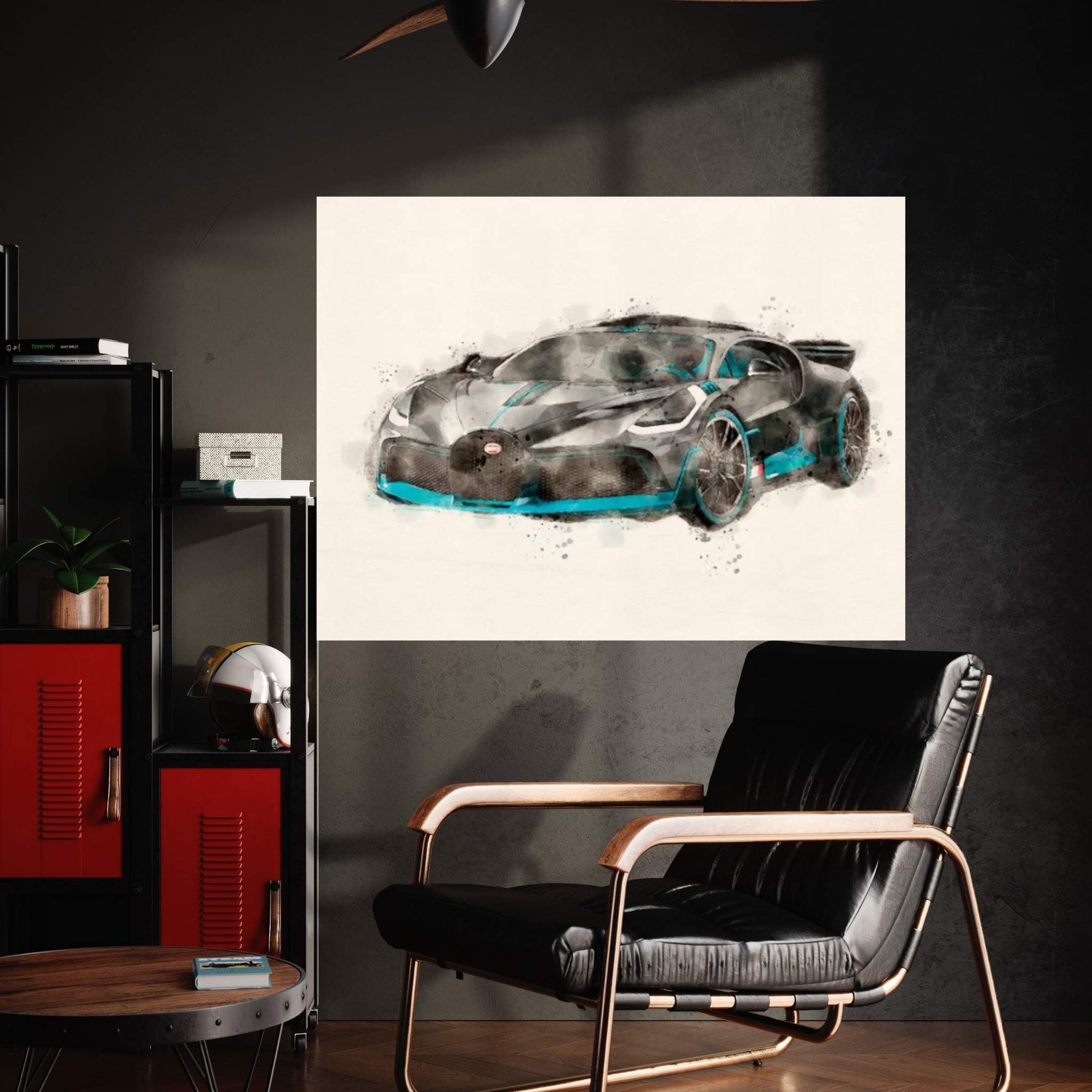 Bugatti Veyron IX Canvas Wall Art - Y Canvas