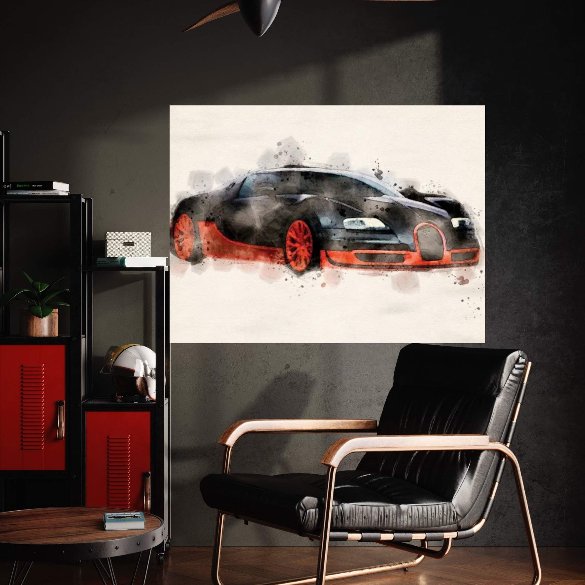 Bugatti Veyron II Canvas Wall Art - Y Canvas