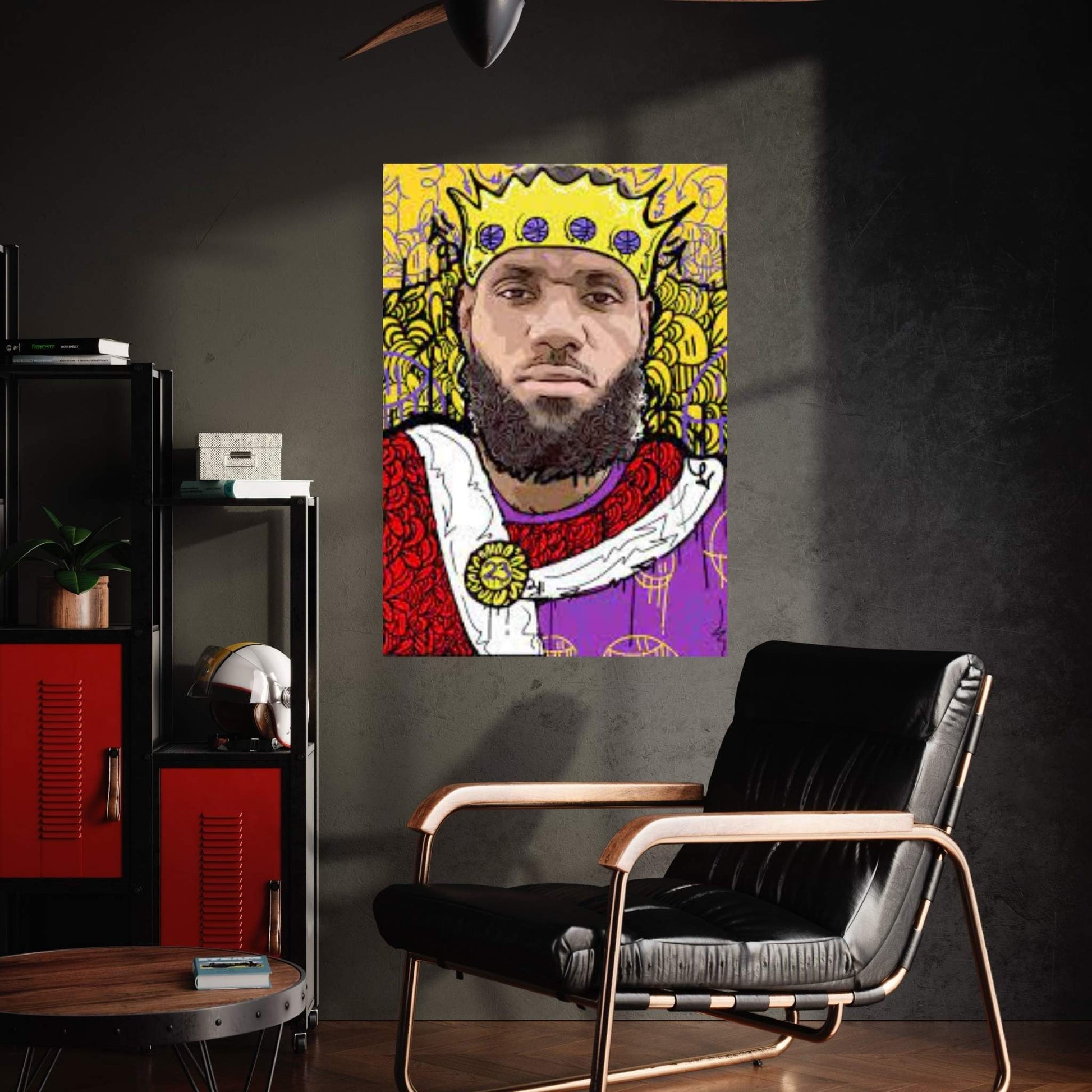King James Canvas Wall Art - Y Canvas
