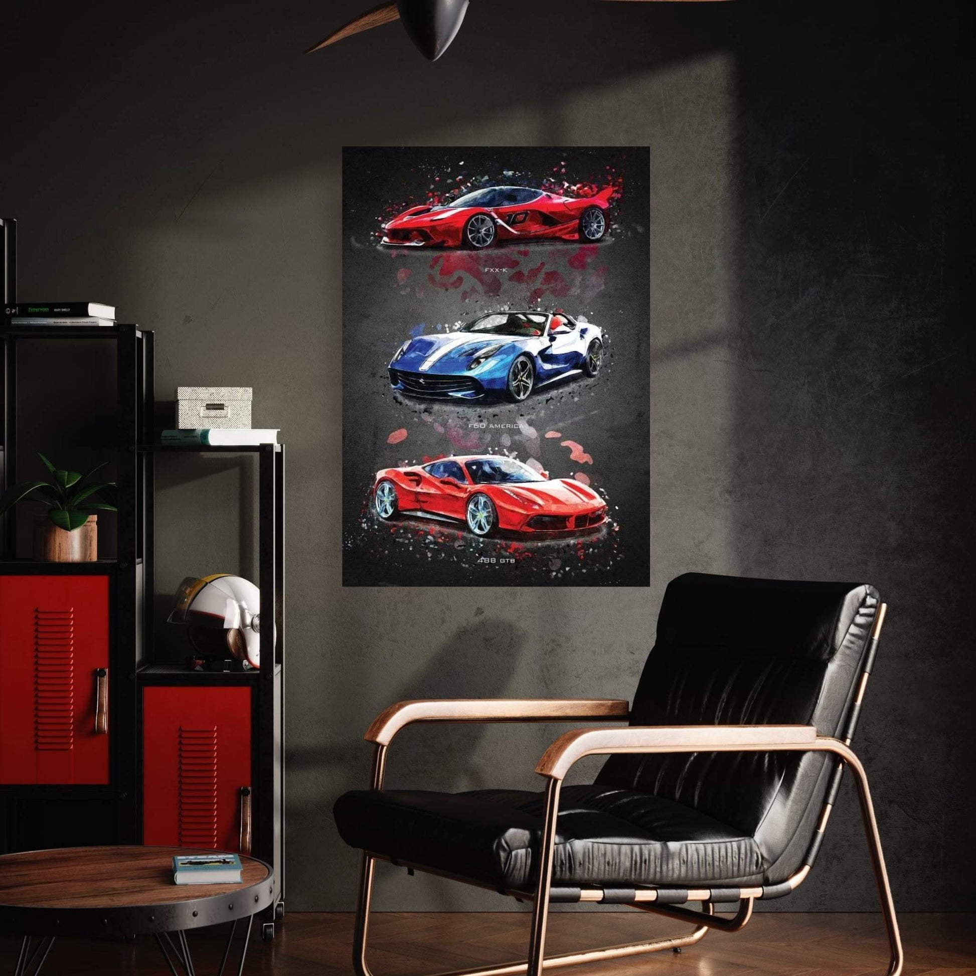 Ferrari1 Canvas Wall Art - Y Canvas