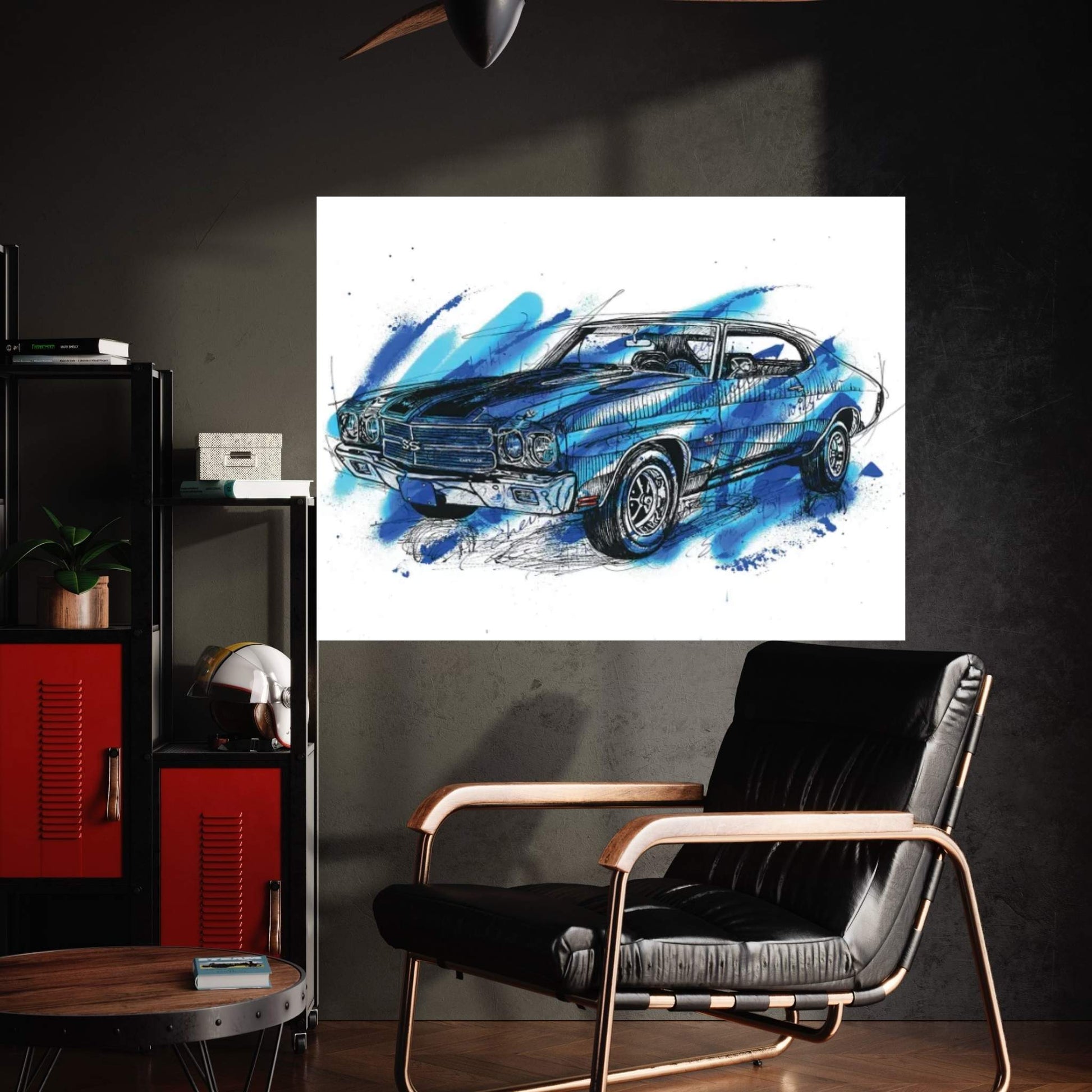 Chevelle SS 1970 Canvas Wall Art - Y Canvas