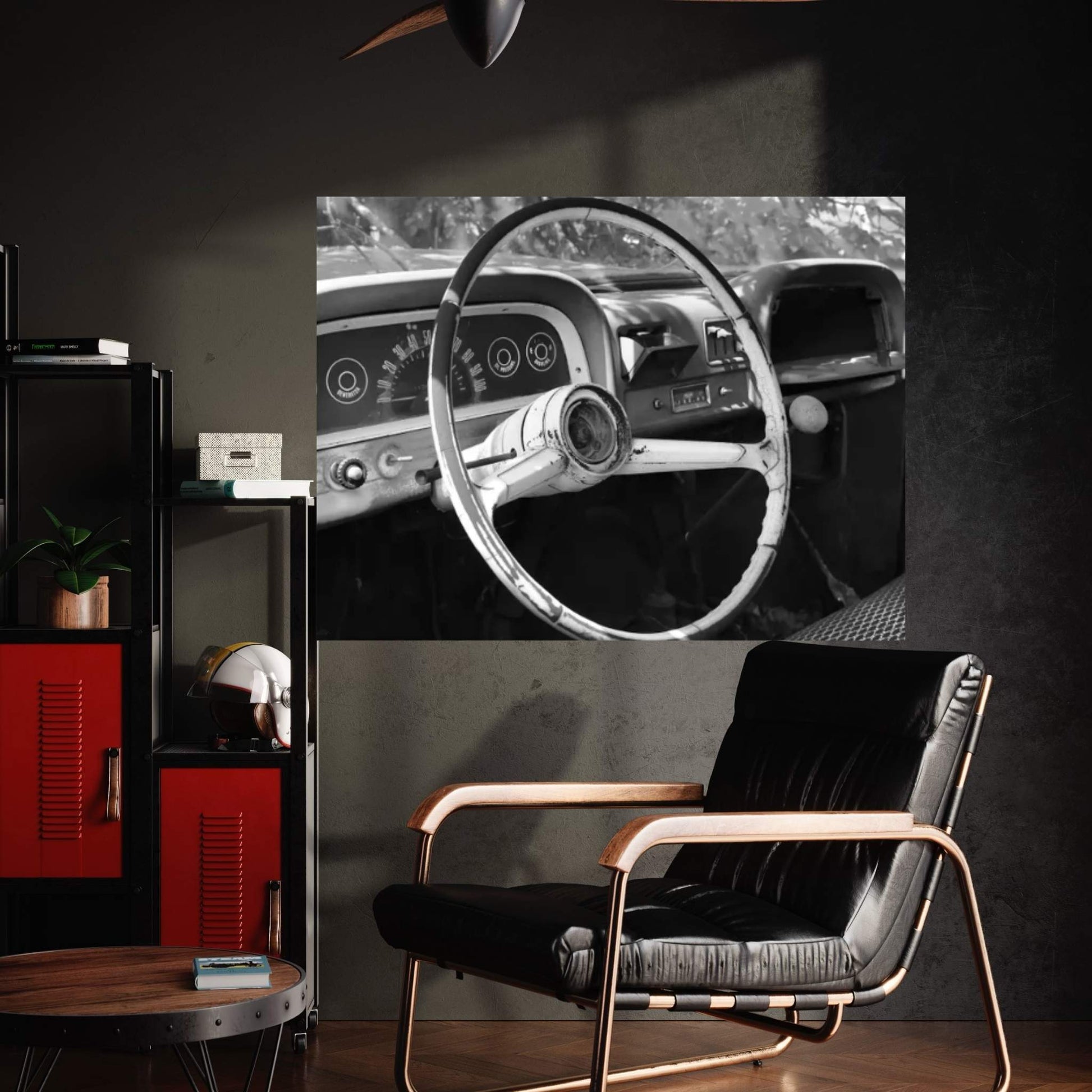 Chevy Steering Wheel Canvas Wall Art - Y Canvas