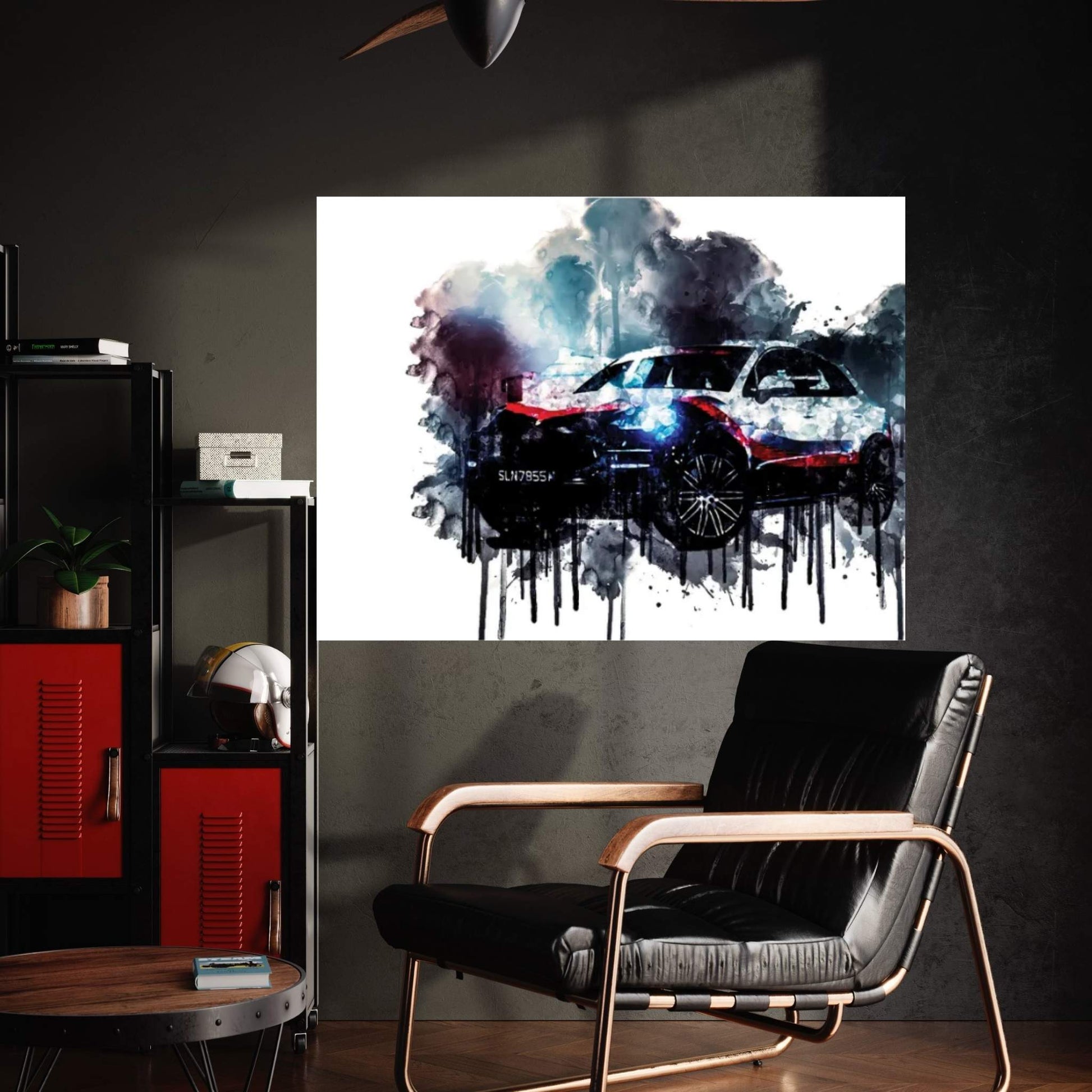 2017 Porsche Macan Turbo Performance Package Canvas Wall Art - Y Canvas