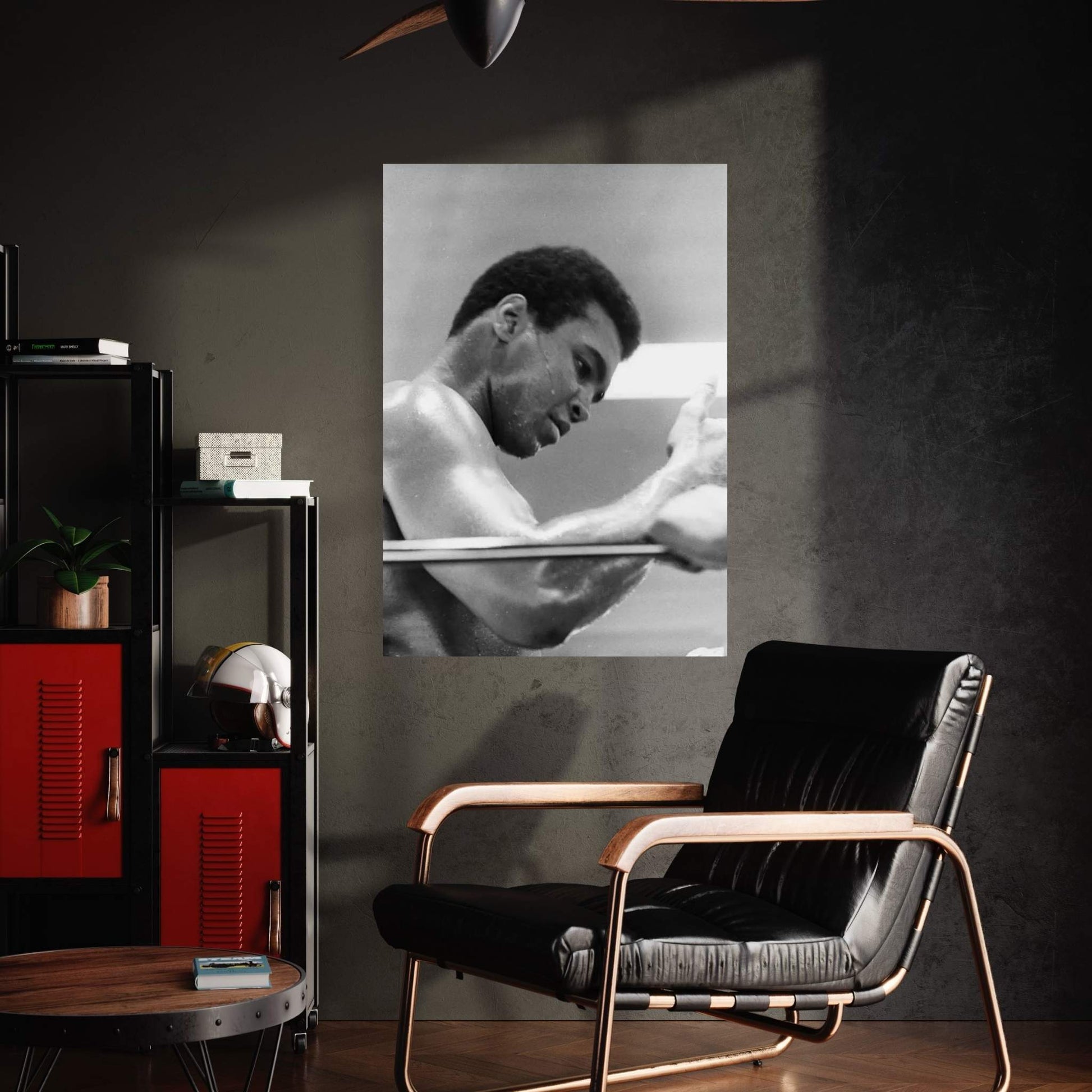 Side View Of Muhammad Ali In The Corner II Canvas Wall Art - Y Canvas