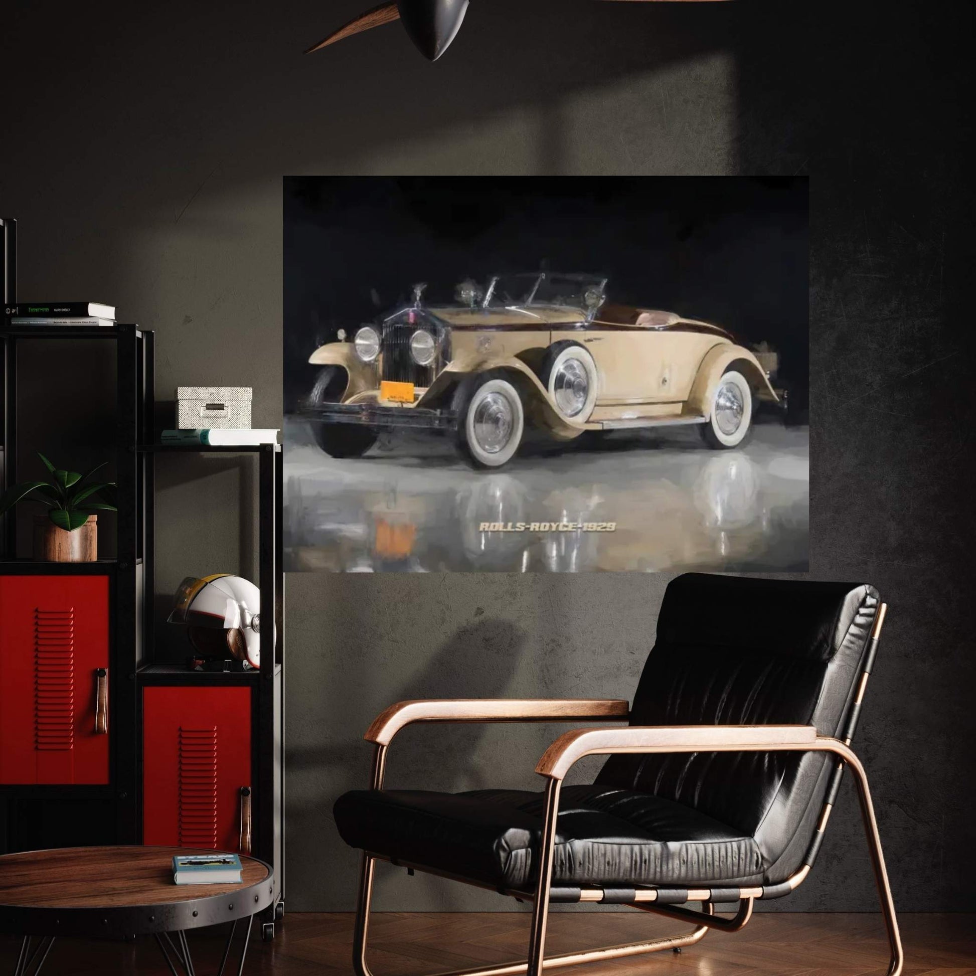 Rolls Royce Retro 1929 Canvas Wall Art - Y Canvas