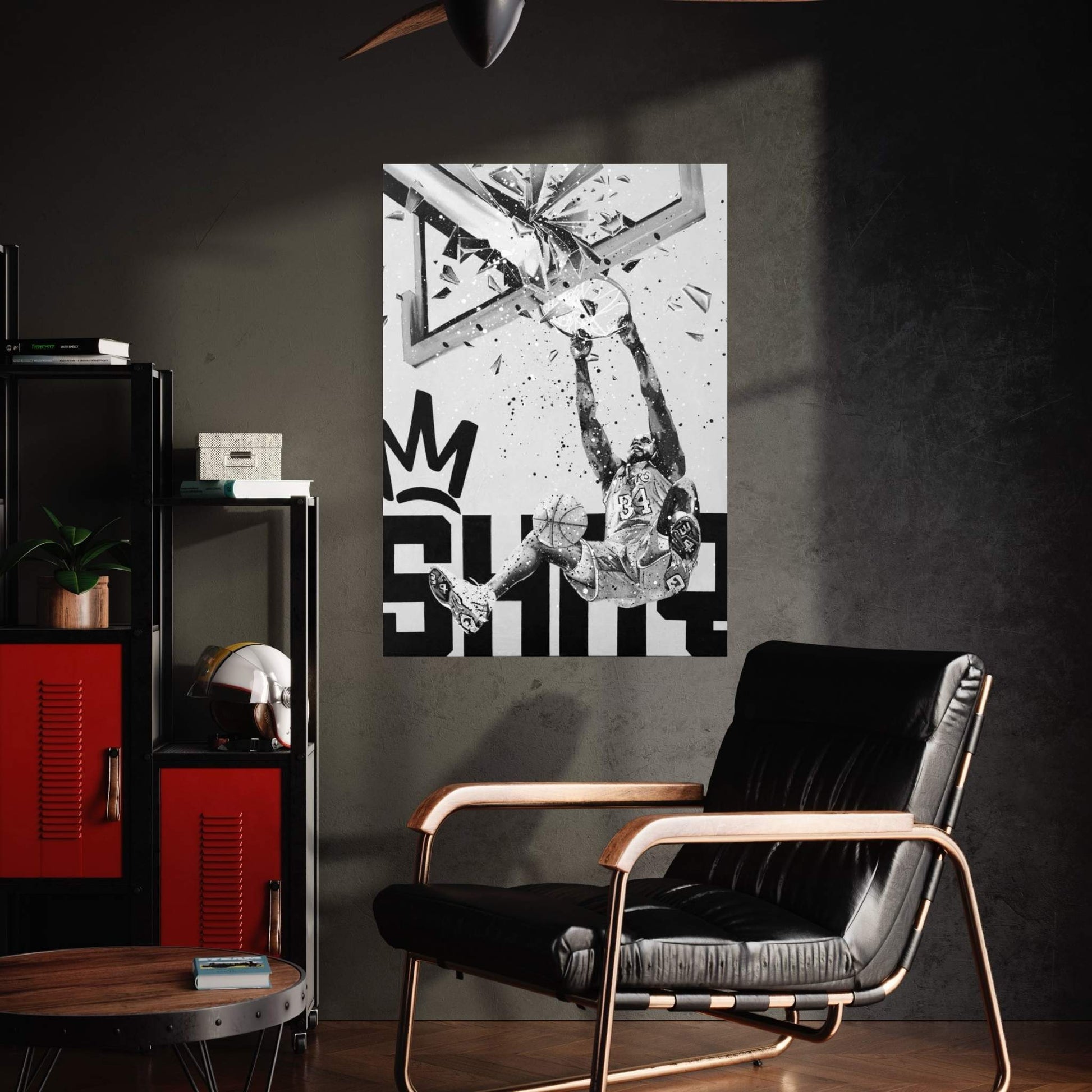Shaq Canvas Wall Art - Y Canvas