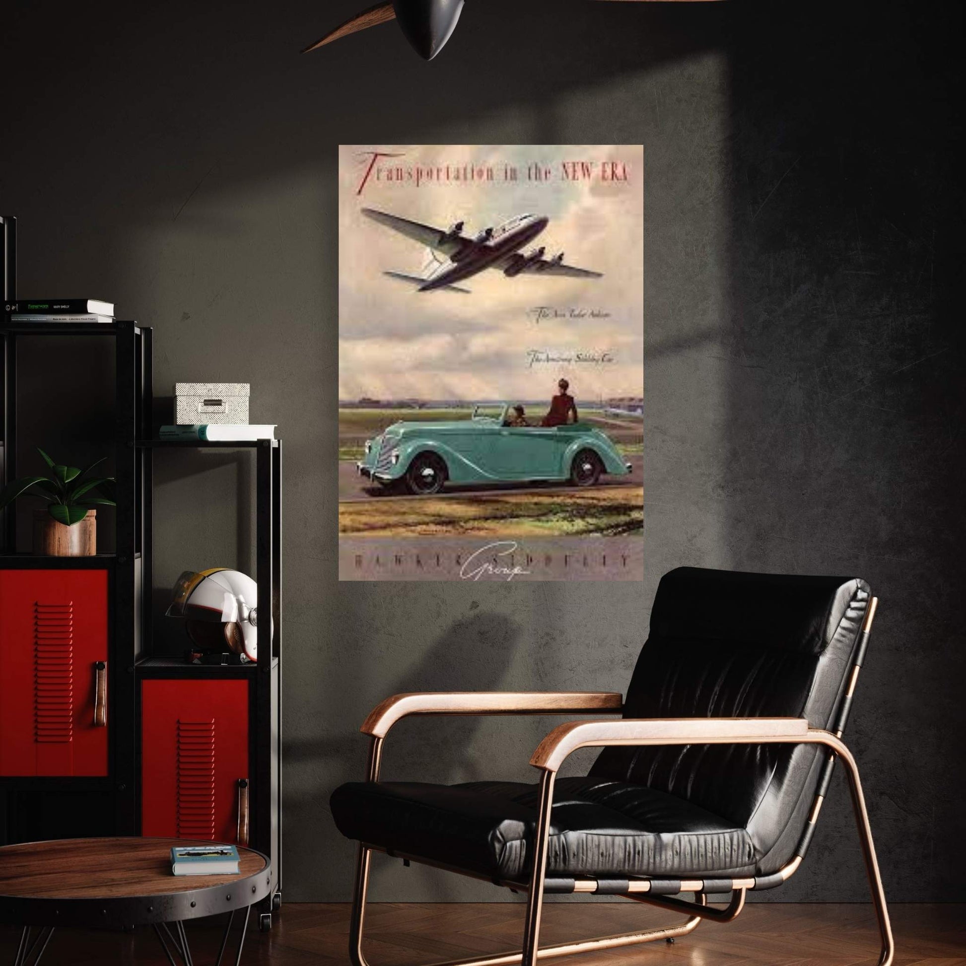 1940s Hawker Siddeley Aviation Cars Magazine Advert Canvas Wall Art - Y Canvas