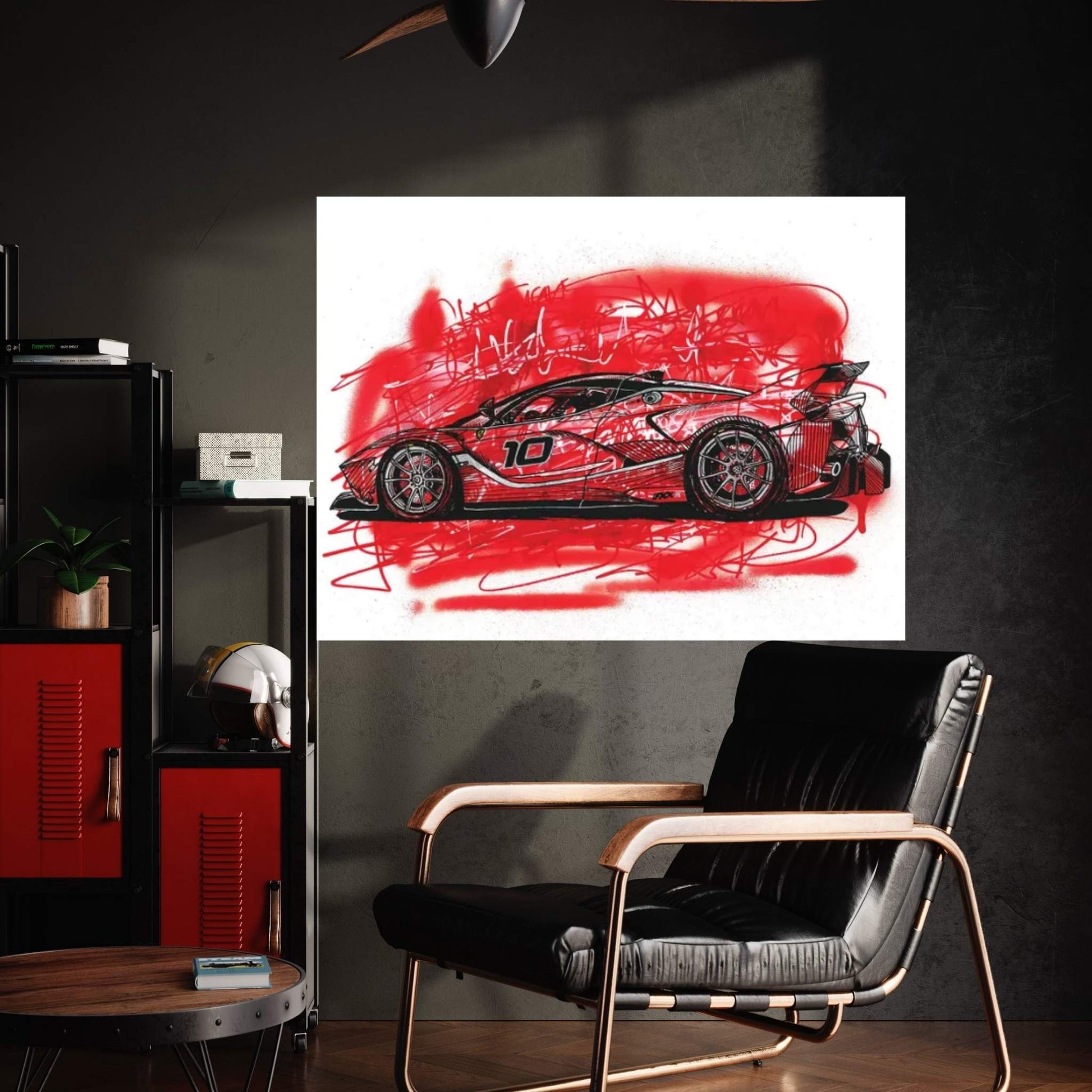 La Ferrari FXX K Canvas Wall Art - Y Canvas