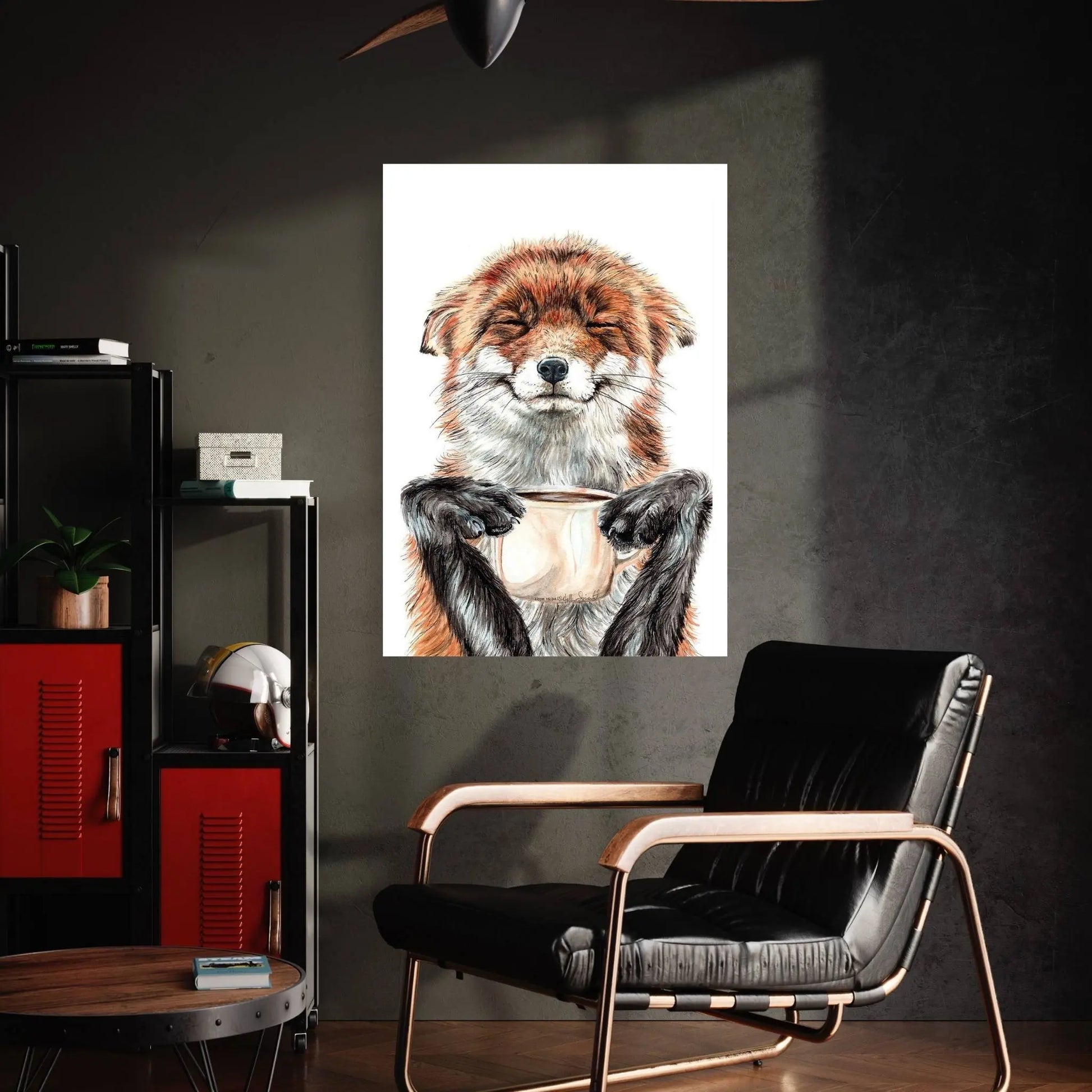 Morning Fox Canvas Wall Art - Y Canvas