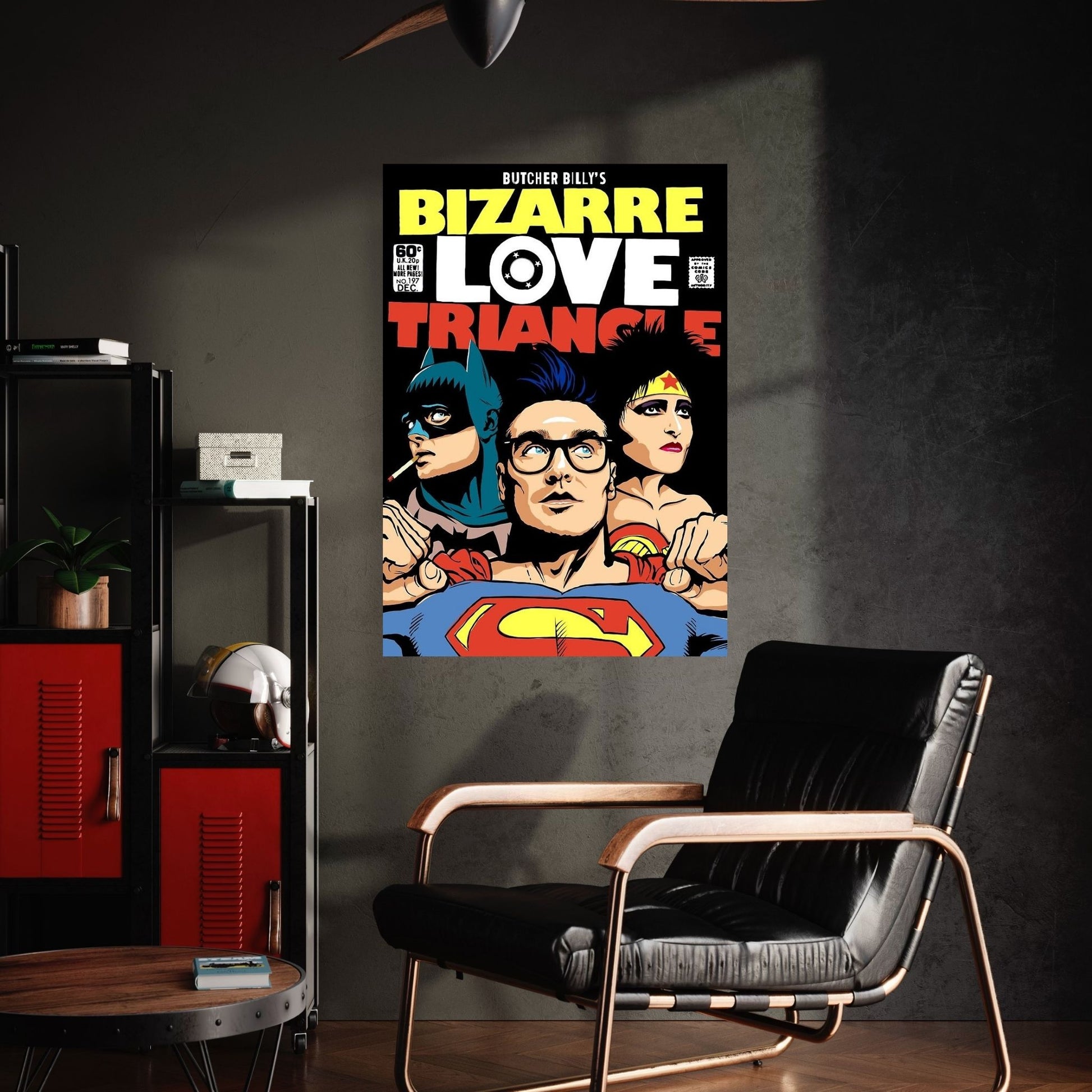 Bizarre Love Triangle - The Post-Punk Edition Canvas Wall Art - Y Canvas
