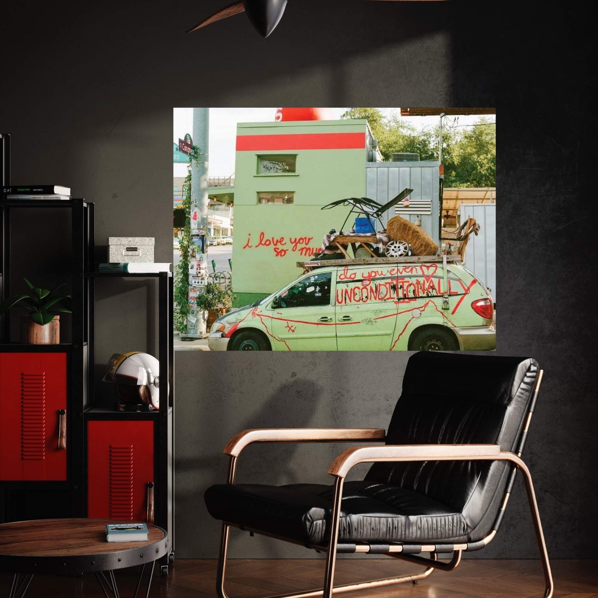 I Love You Austin On Film Canvas Wall Art - Y Canvas
