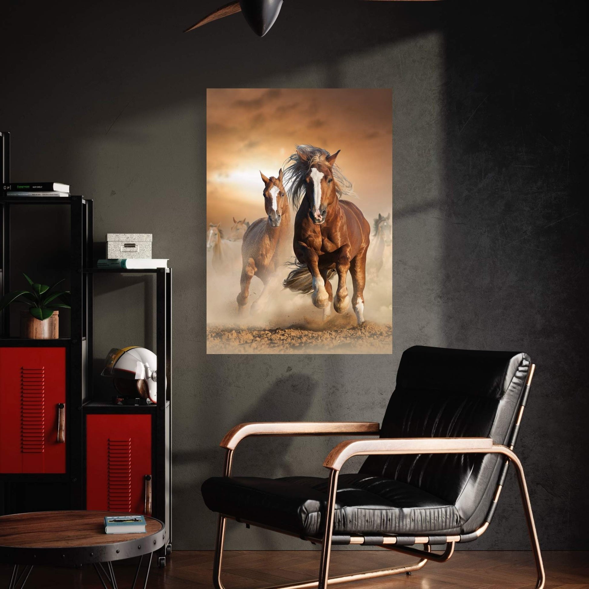 Beautiful Brown Horse Canvas Wall Art , Animal Wall Art - Y Canvas