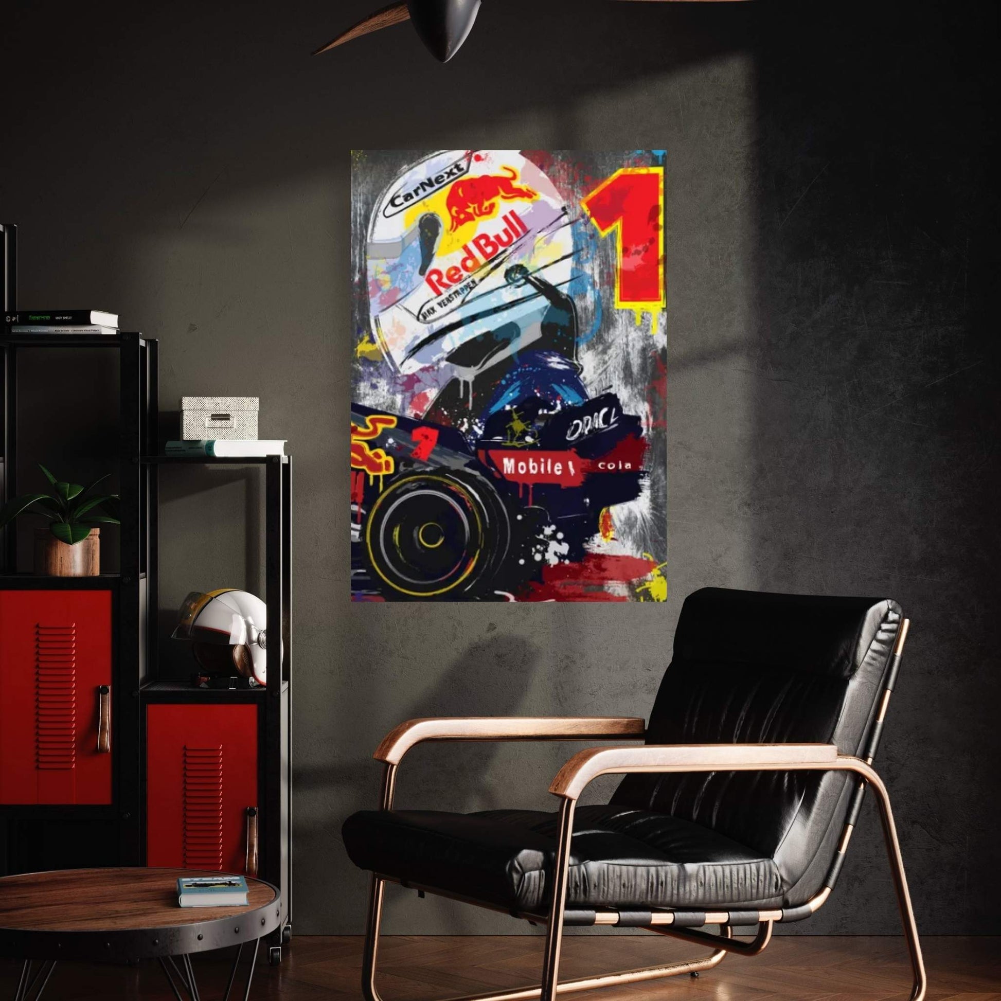 Max Verstappen, Red Bull Racing, Red Bull, F1 Poster Canvas Wall Art - Y Canvas