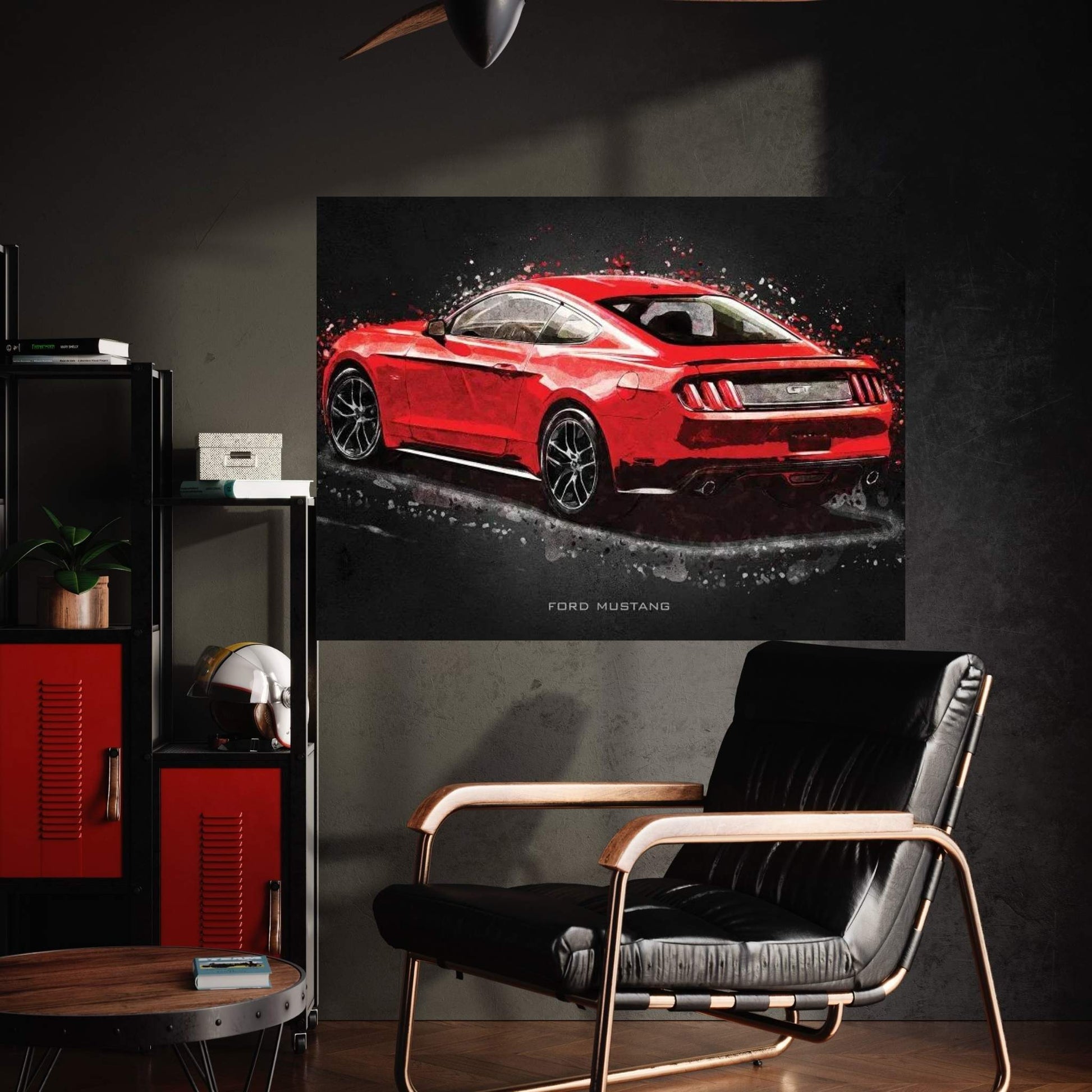 Ford Mustang Acrylic Canvas Wall Art - Y Canvas